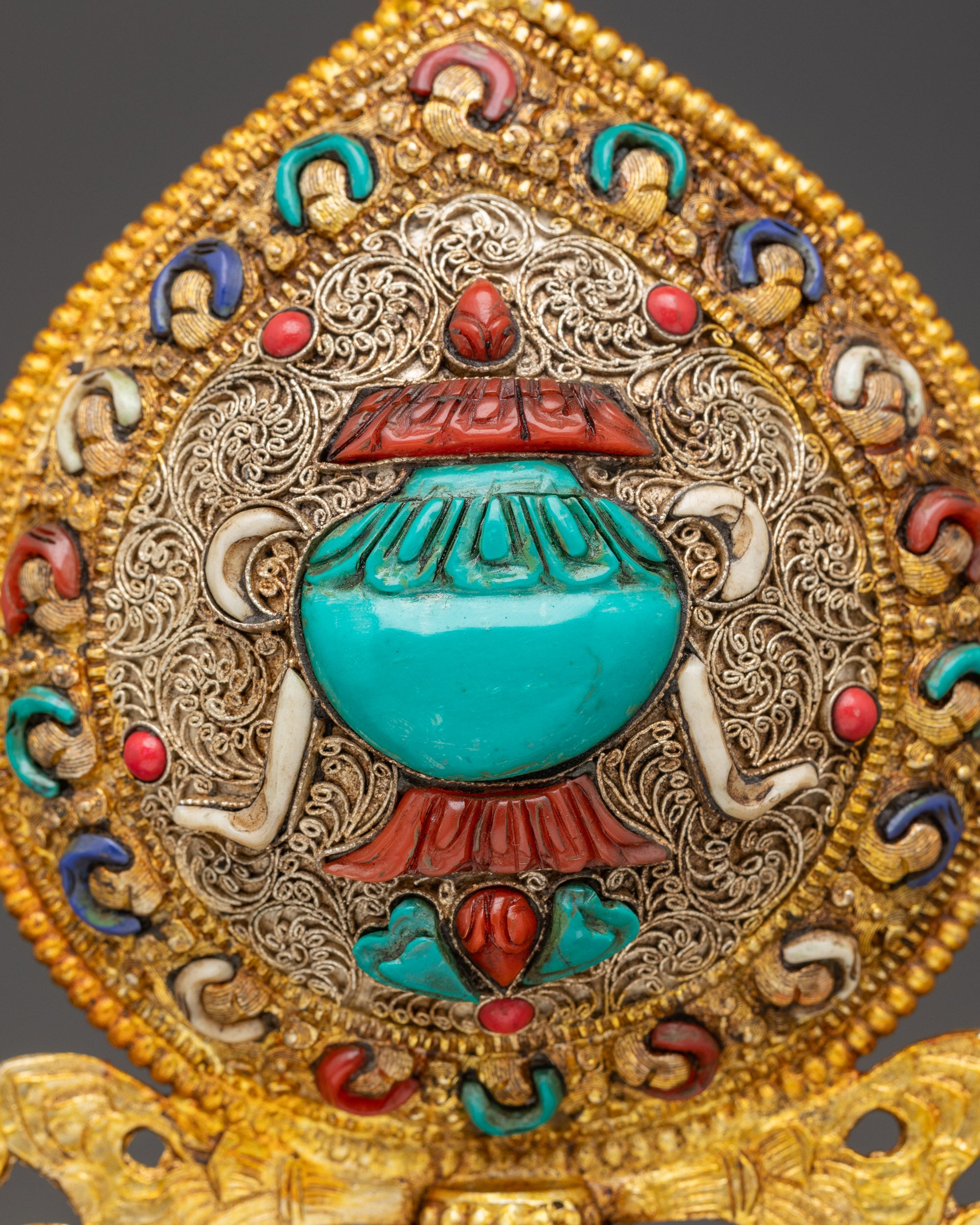 Ashtamangala Set | Sacred Eight Auspicious Symbols for Buddhist Altars