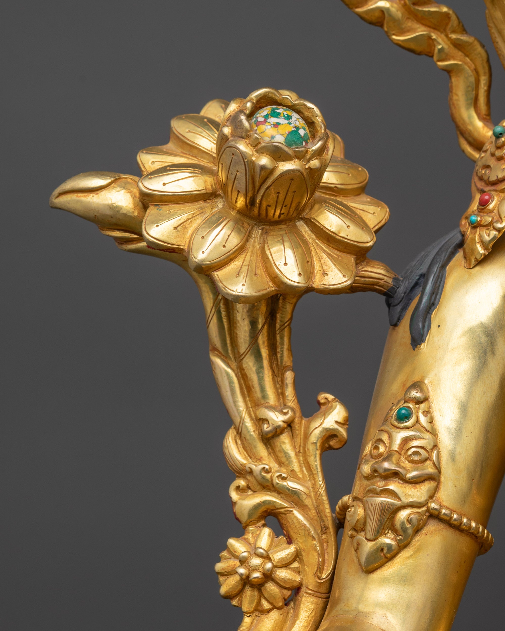 Divine Green Tara Sculpture | Artisan-Crafted Premium Spiritual Decor