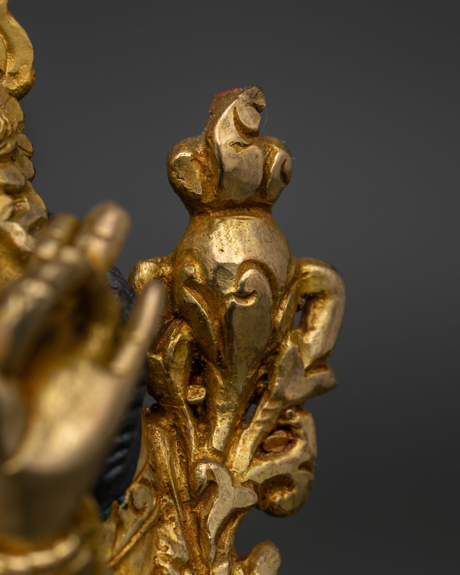 Small Green Tara Statue | Handmade Buddhist Meditation Art