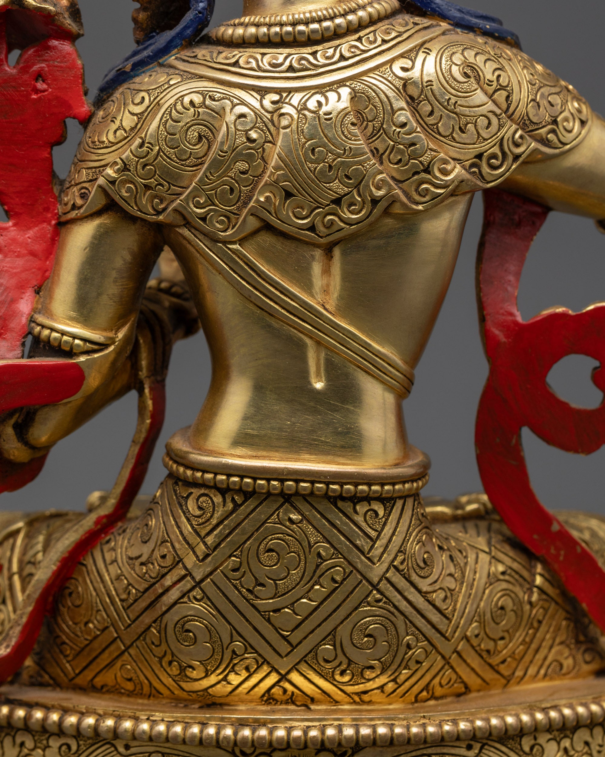 Tibetan Bodhisattva Manjushree Statue | Vajrayana God of Wisdom Idol