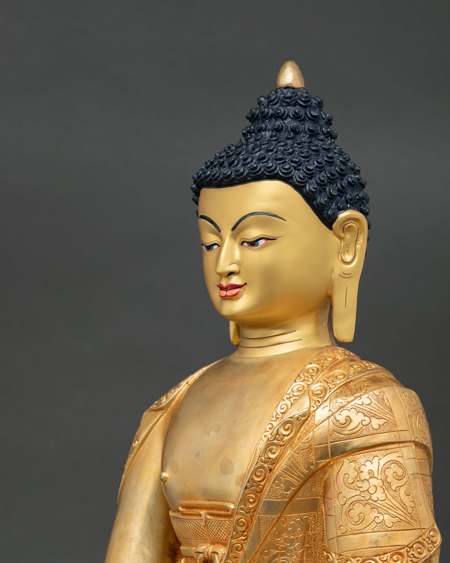 Enlightened Shakyamuni Buddha Statue | Buddhist Art from Nepal