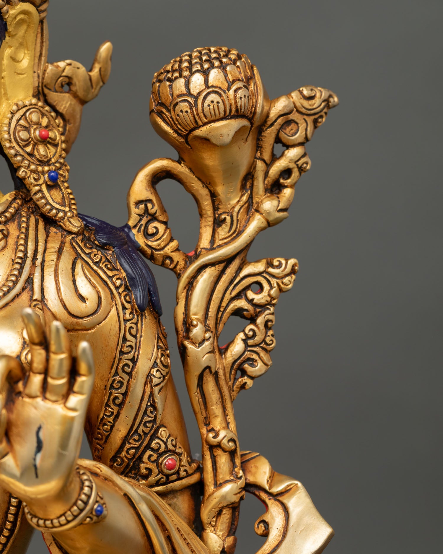 White Tara Statue | Seven-Eyed Goddess of Compassion