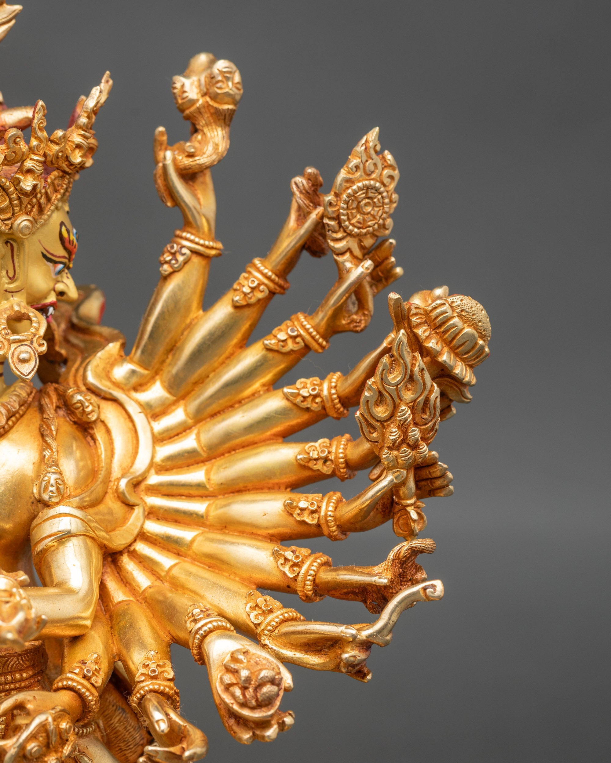 Sacred Kalachakra Statue – Buddhist Deity of Time & Enlightenment