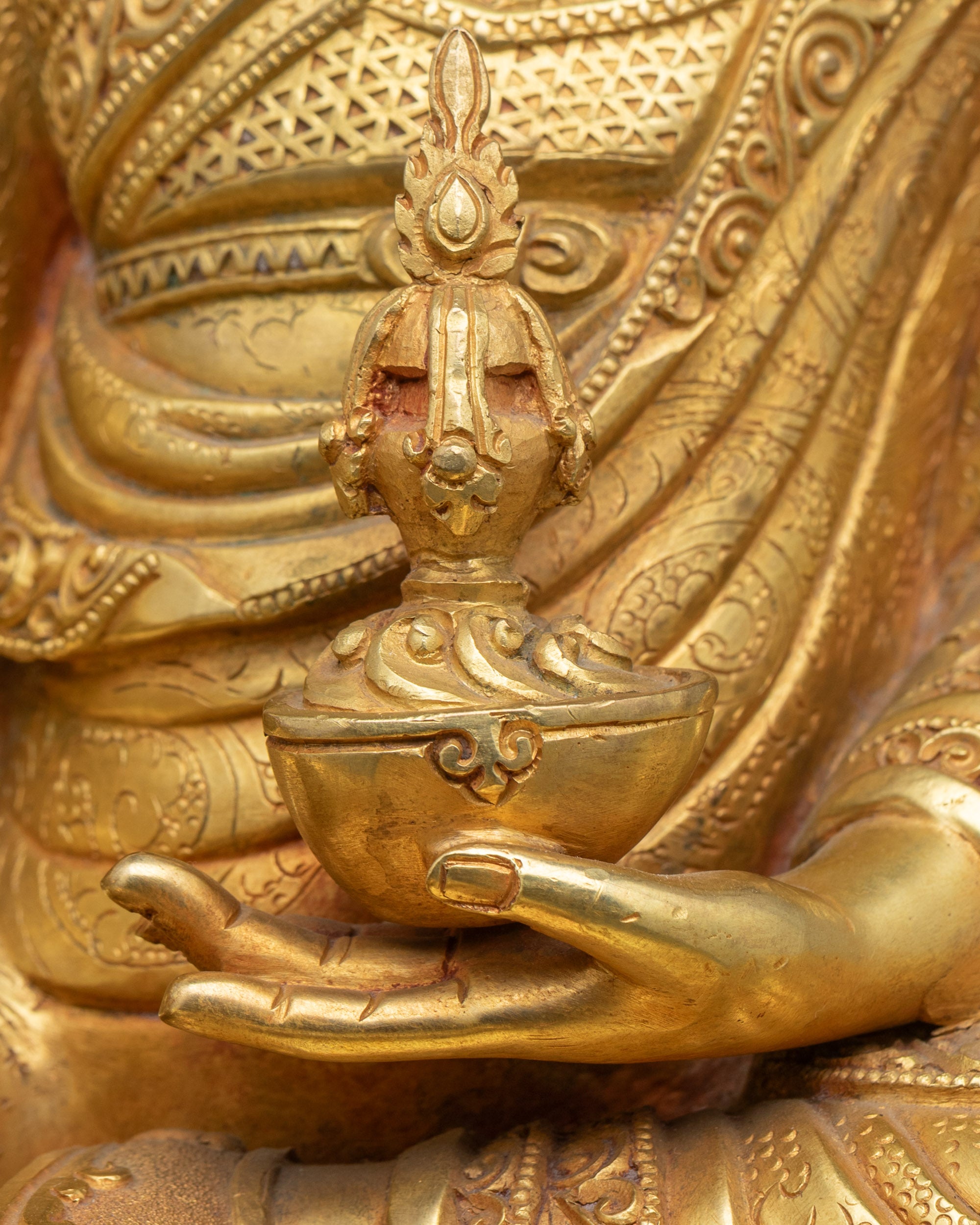 Guru Rinpoche Buddhist Statue | Handcrafted in Nepal