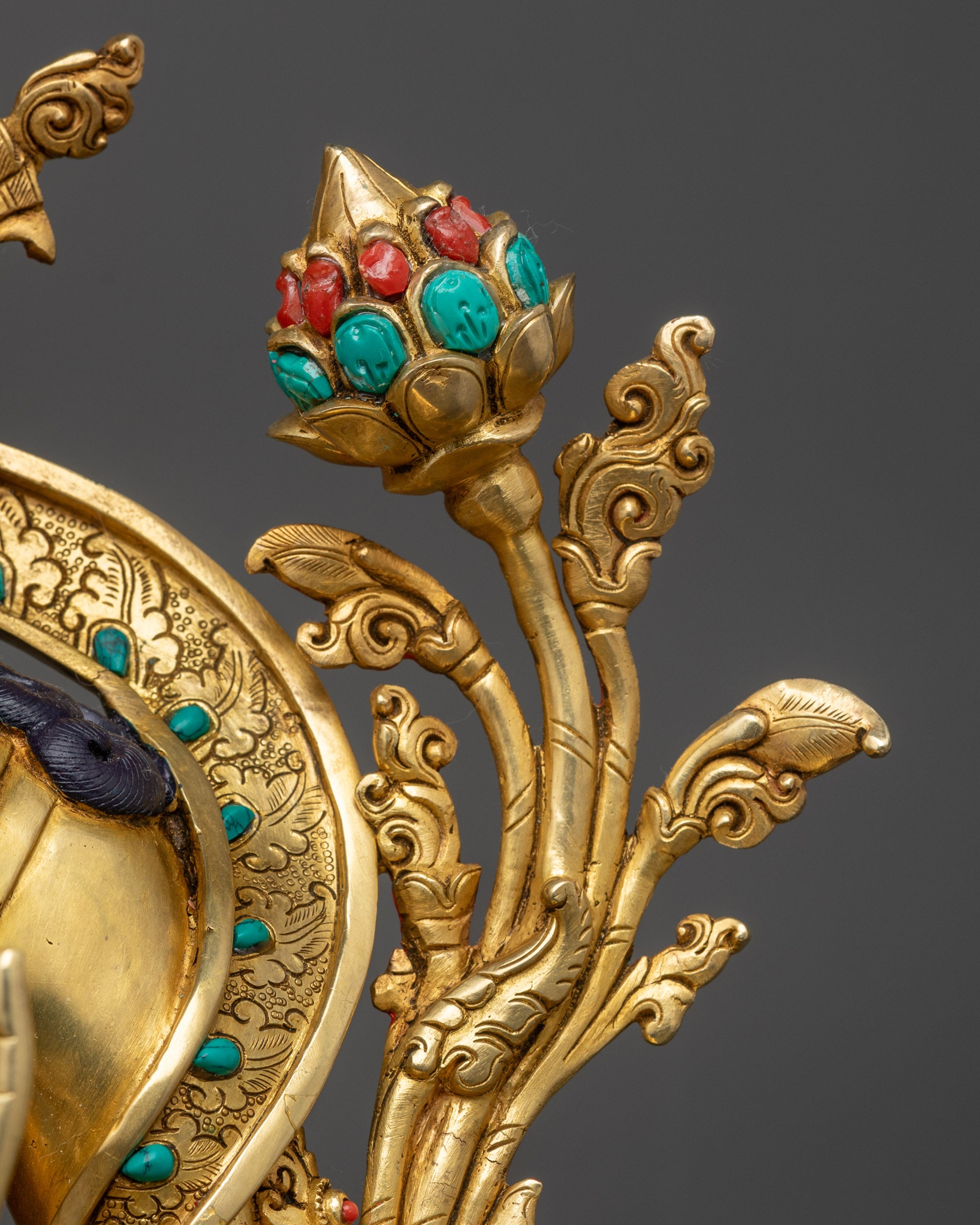 Premium Green Tara Buddhist Sculpture | Tibetan Altar Decor from Nepal