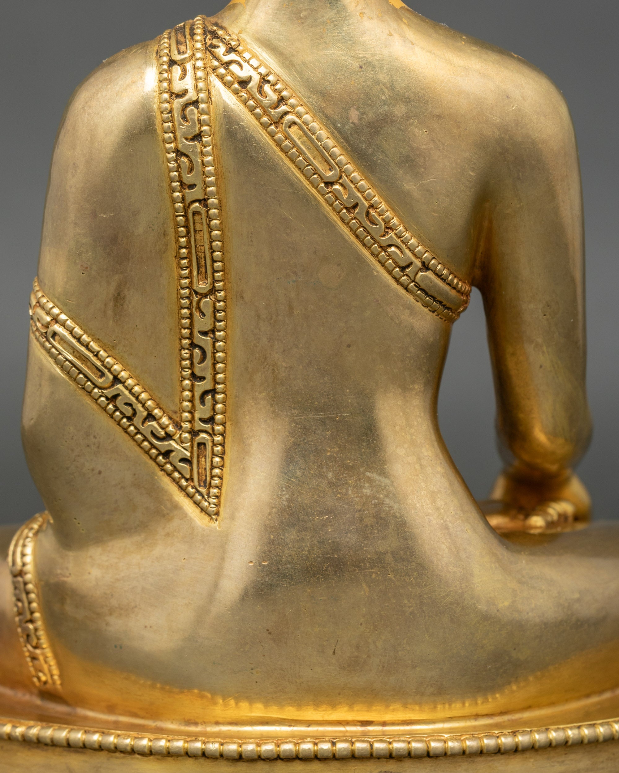 Exquisite Shakyamuni Buddha Statue | Lost-Wax Copper Artwork
