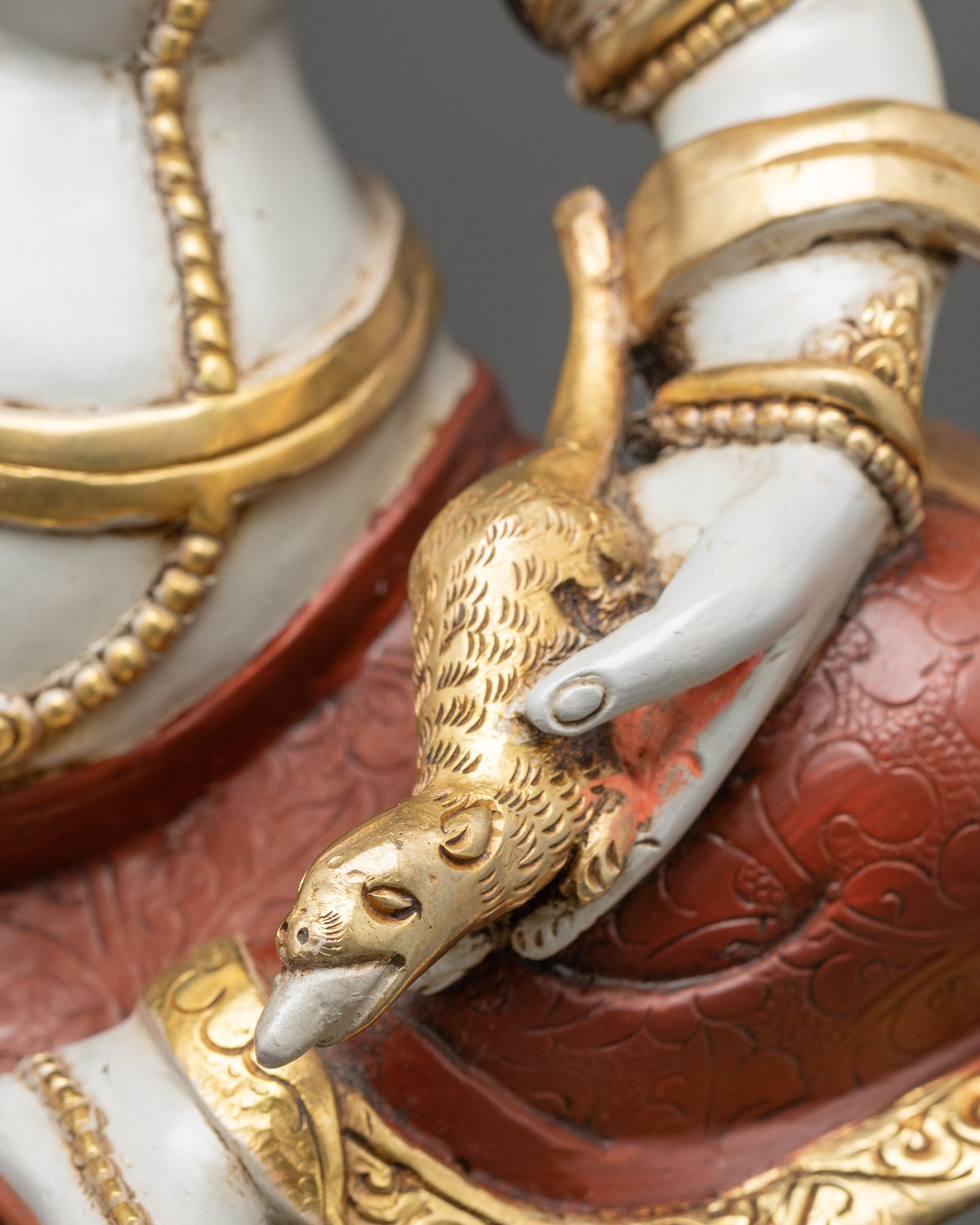 White Dzambhala Statue