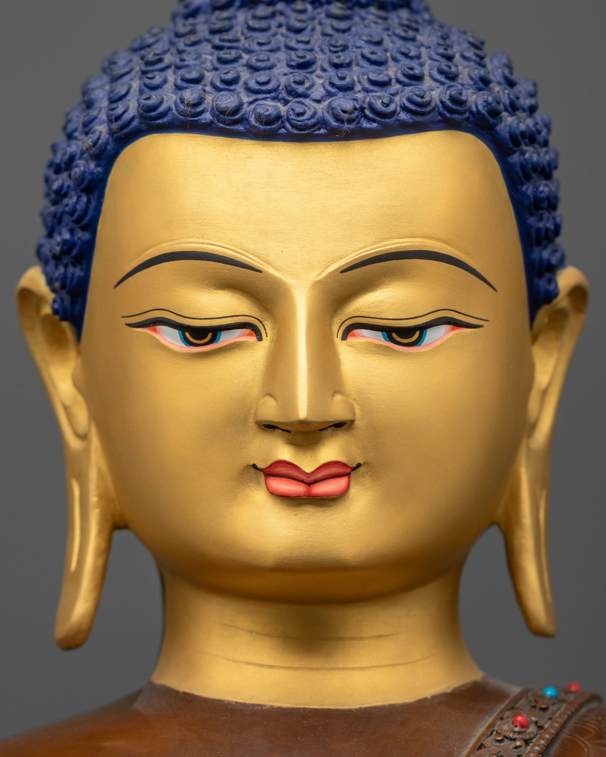 Shakyamuni Buddha Statue- 18” Tibetan Copper Meditation Sculpture