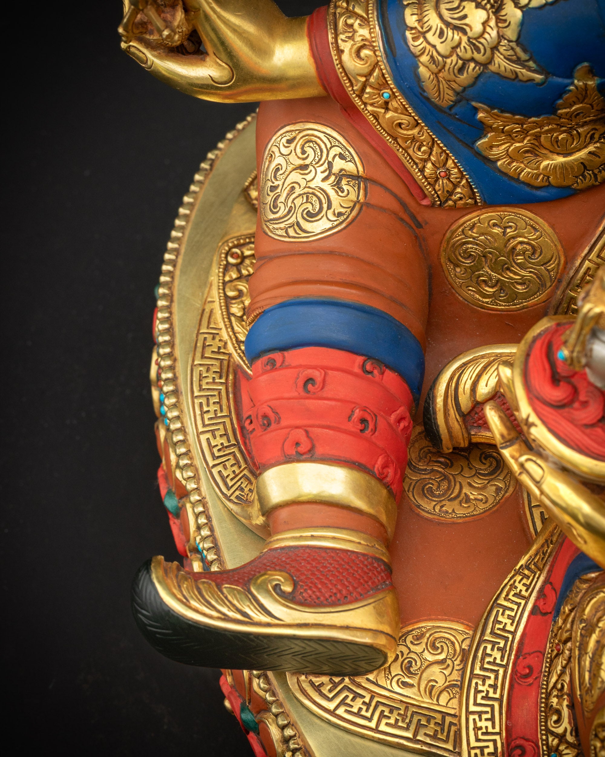 High-Quality Statue of Guru Padmasambhava | Enlightened Vajra Master