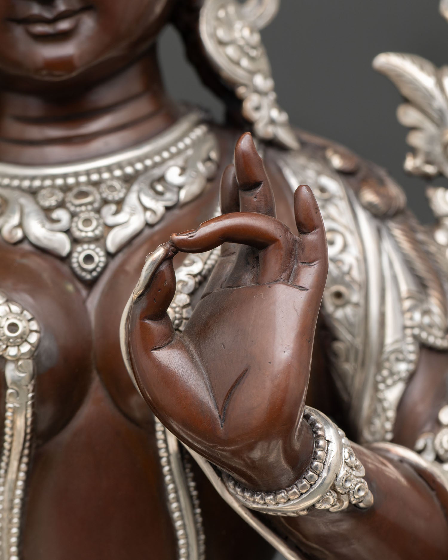 Green Tara Buddhist Statue | Himalayan Meditation Deity Art