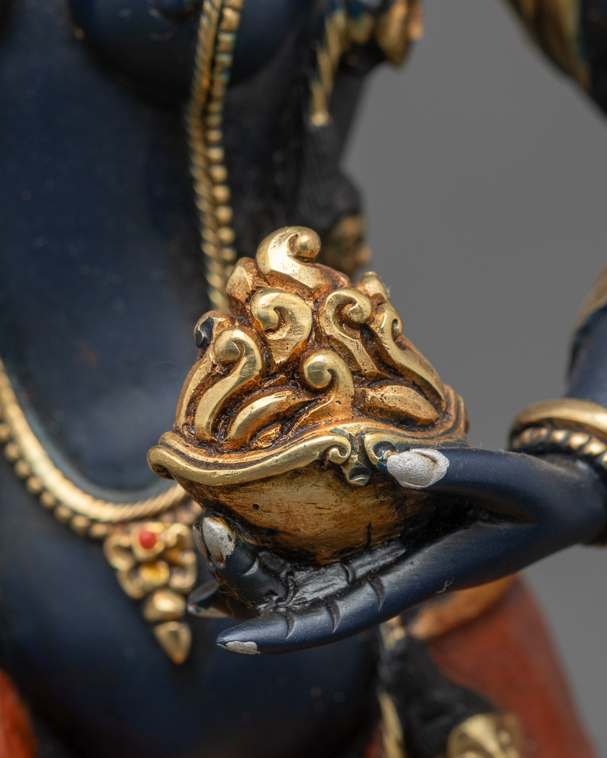 Lion-Faced Simhamukha Statue | Dakini for Tantra & Protection