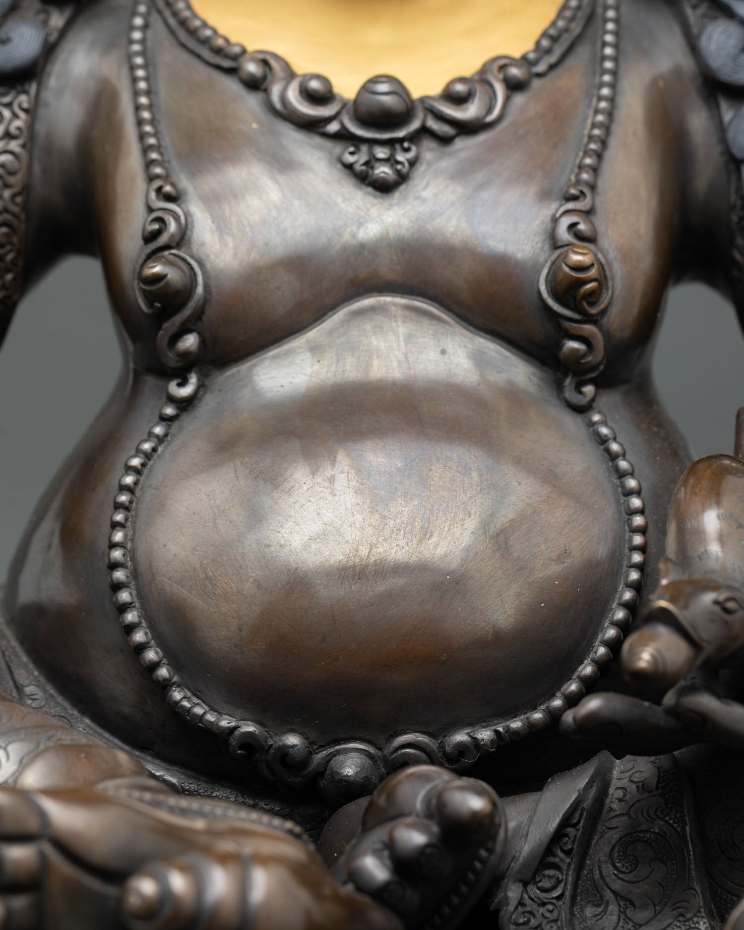 Dzambhala Statue - Buddhist Wealth God Sacred Art
