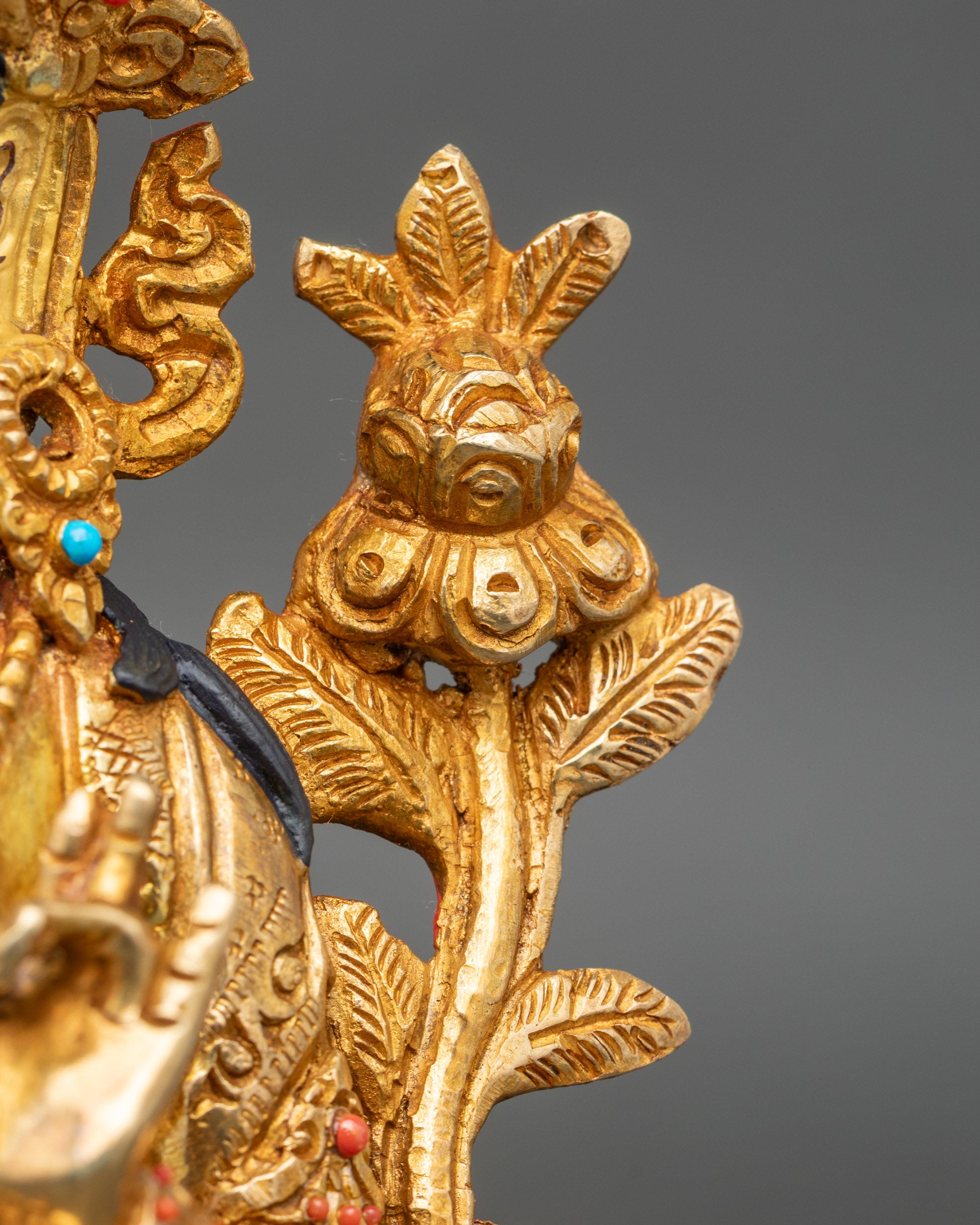 Green Tara Statue – Himalayan Copper Deity for Meditation