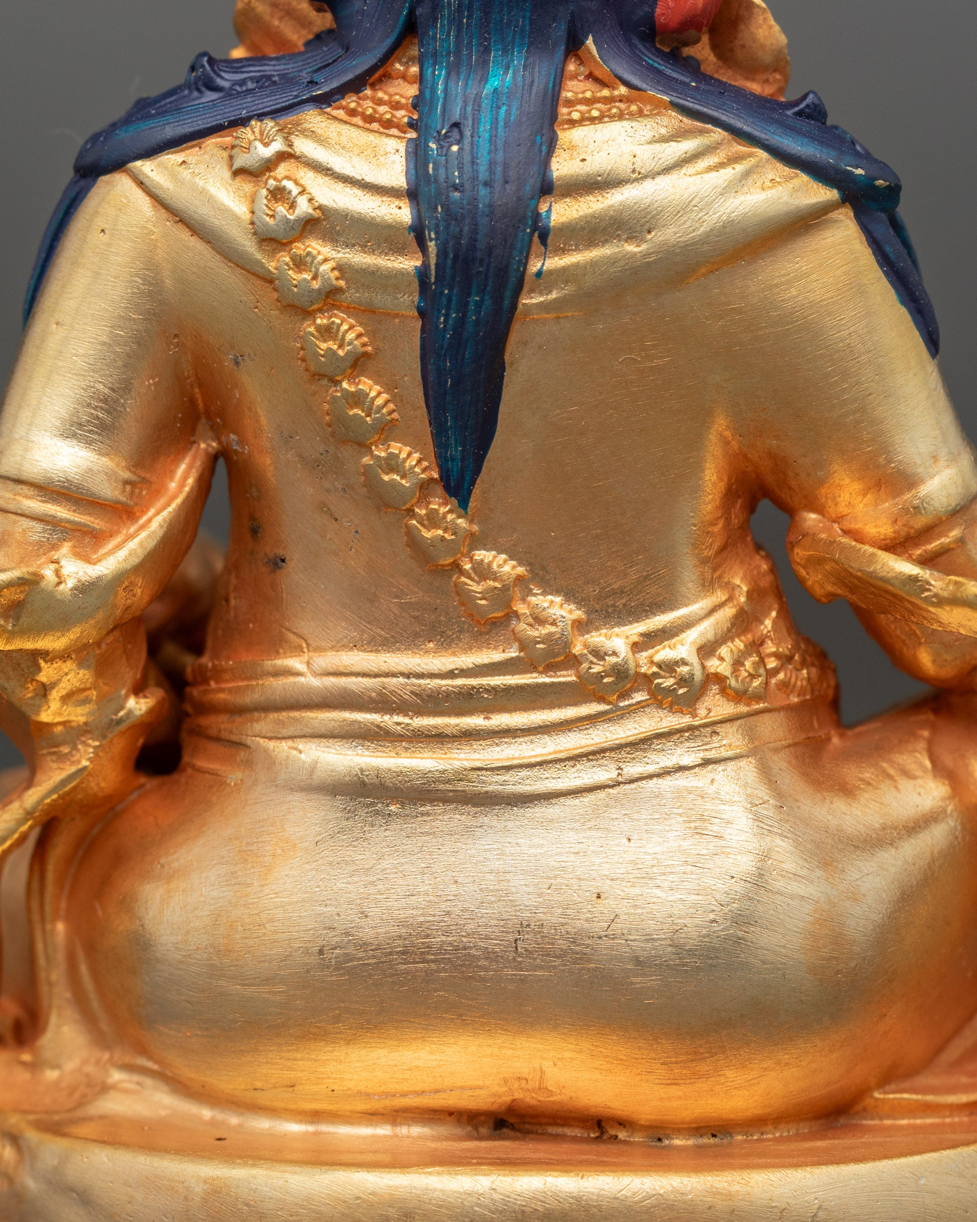 Dzambhala Statue | Electroplated Gold Fire-Gilded Buddhist Deity