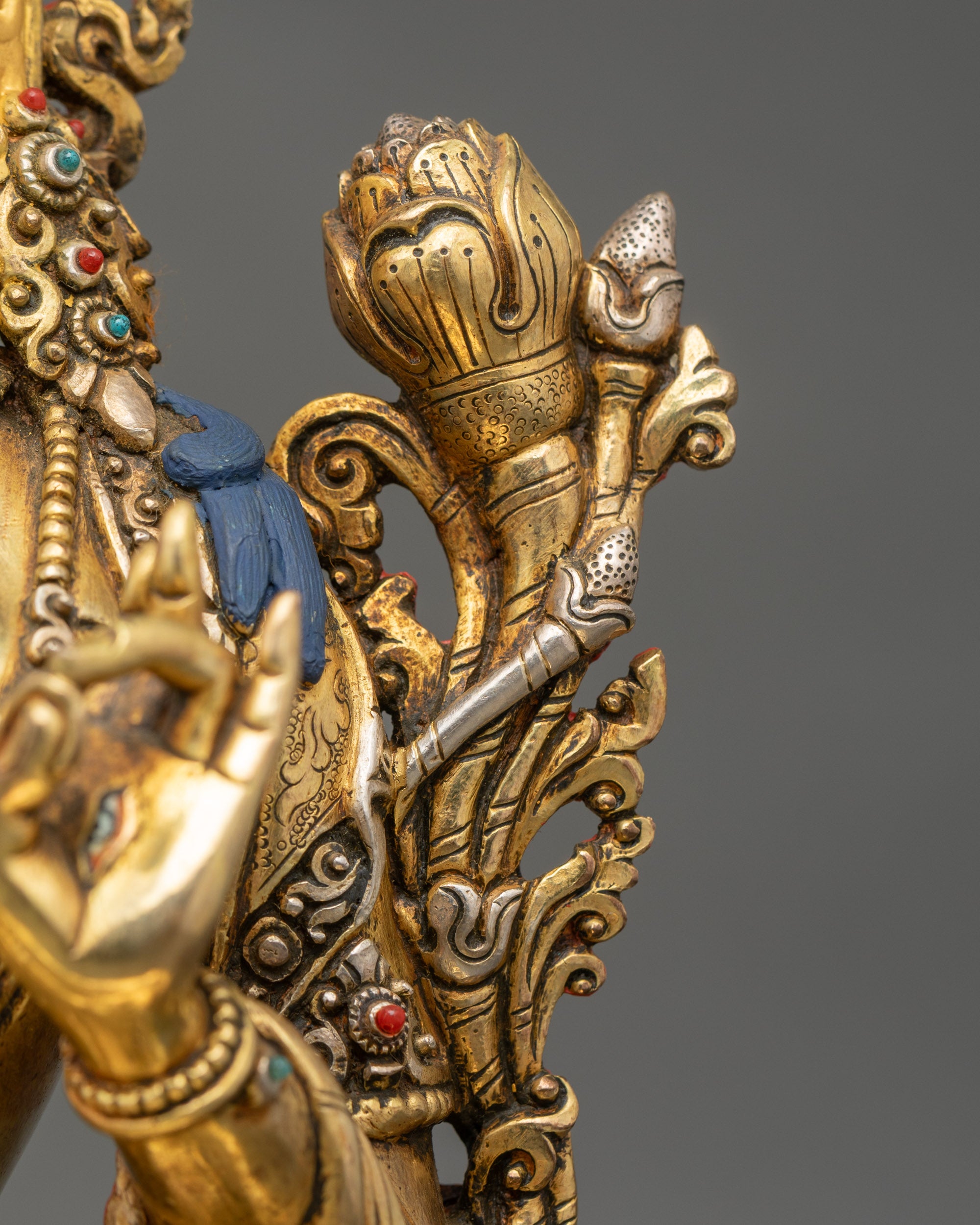 Traditional White Tara Statue | Lost-Wax Casted Nepalese Sculpture