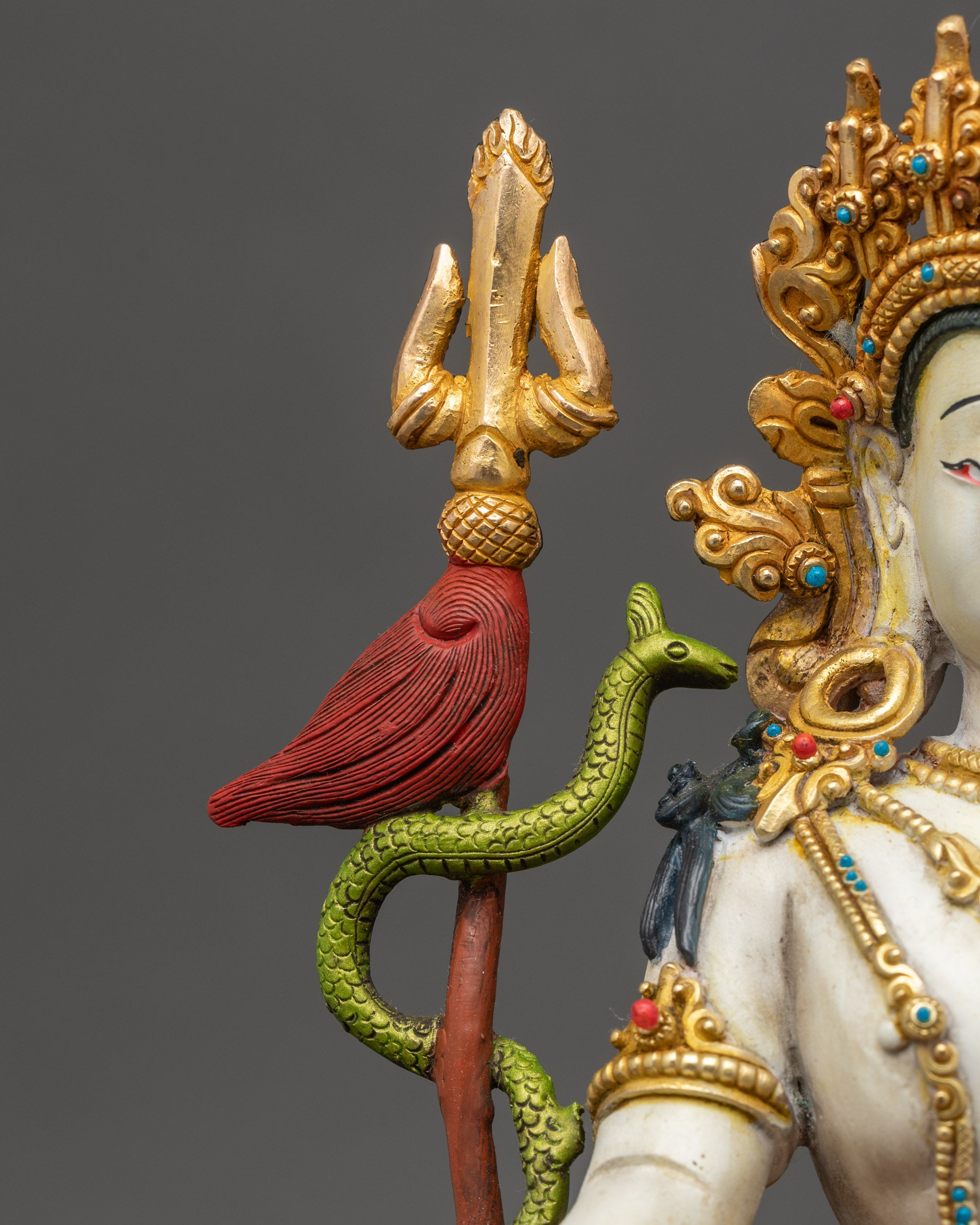 Simhanada Chenrezig Statue | Lion-Seated Bodhisattva of Compassion