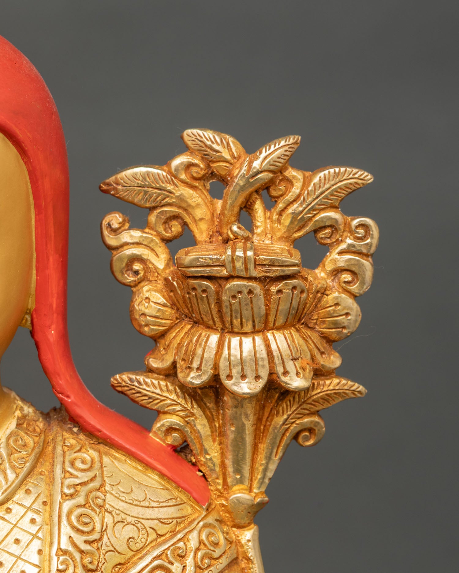 Longchenpa Statue – Traditional Nepalese Meditation Figure