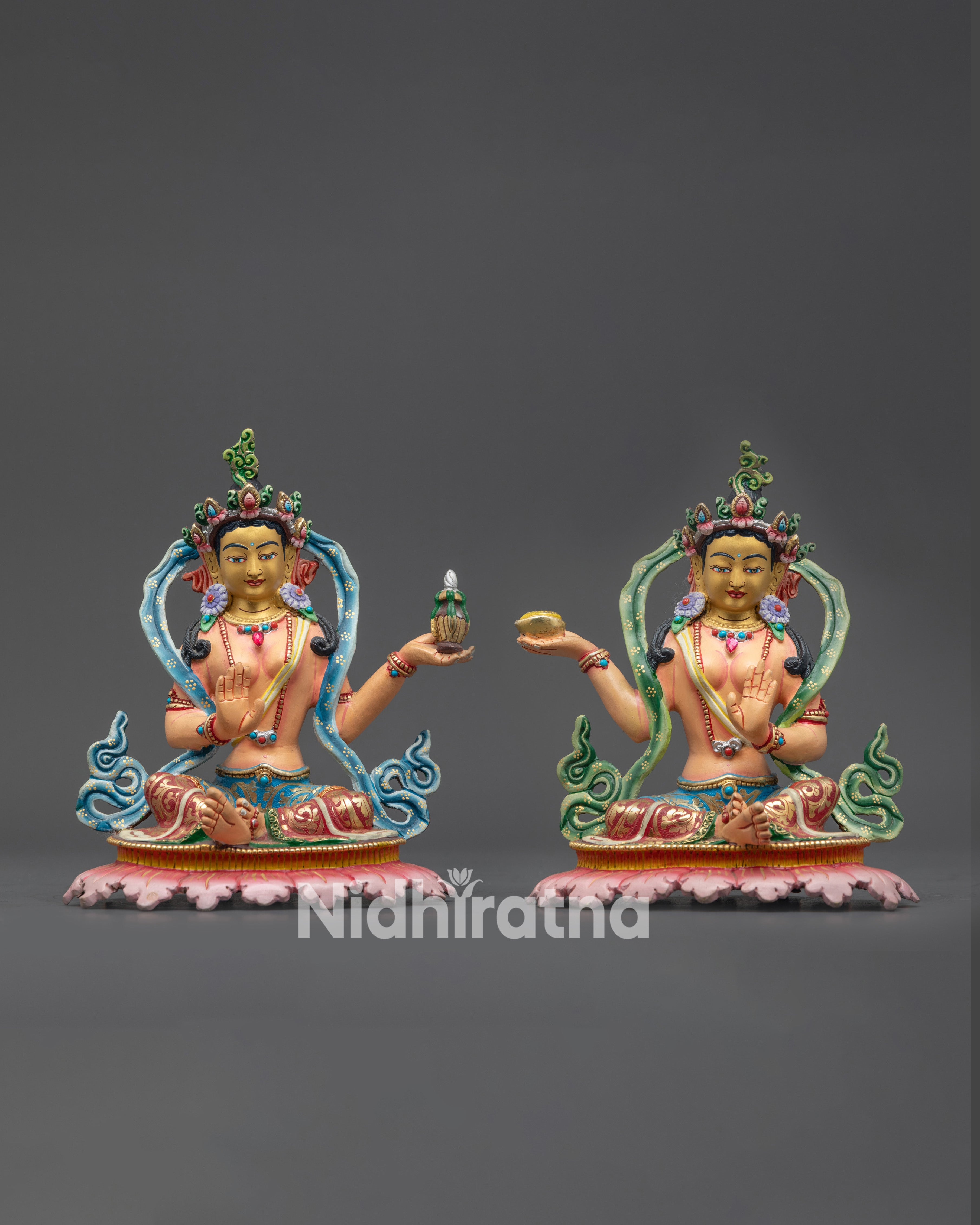 Yeshe Tsogyal & Mandarava Statue | Consorts of Padmasambhava