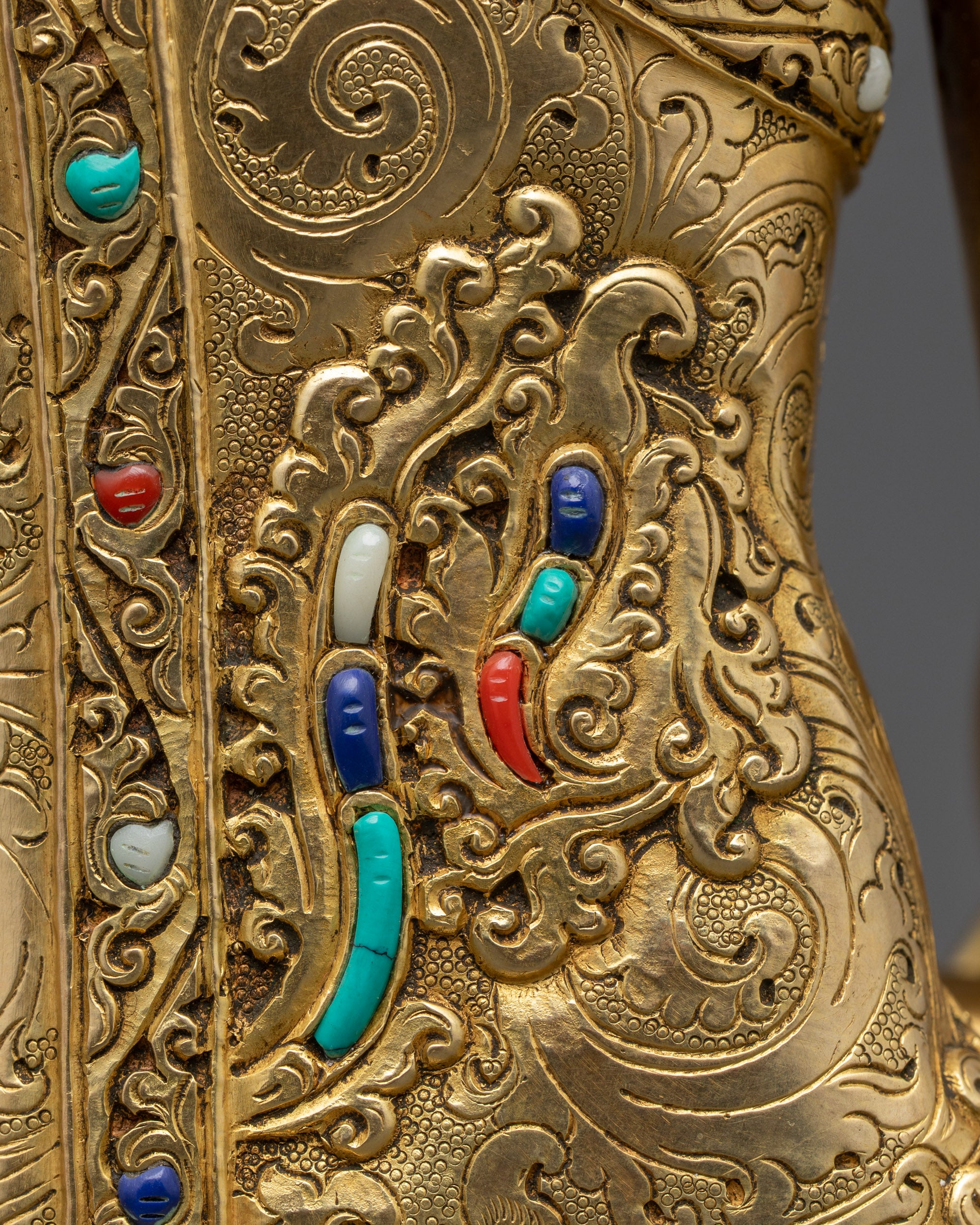 Tibetan Shakyamuni Buddha Statue | Traditional Himalayan Art from Nepal