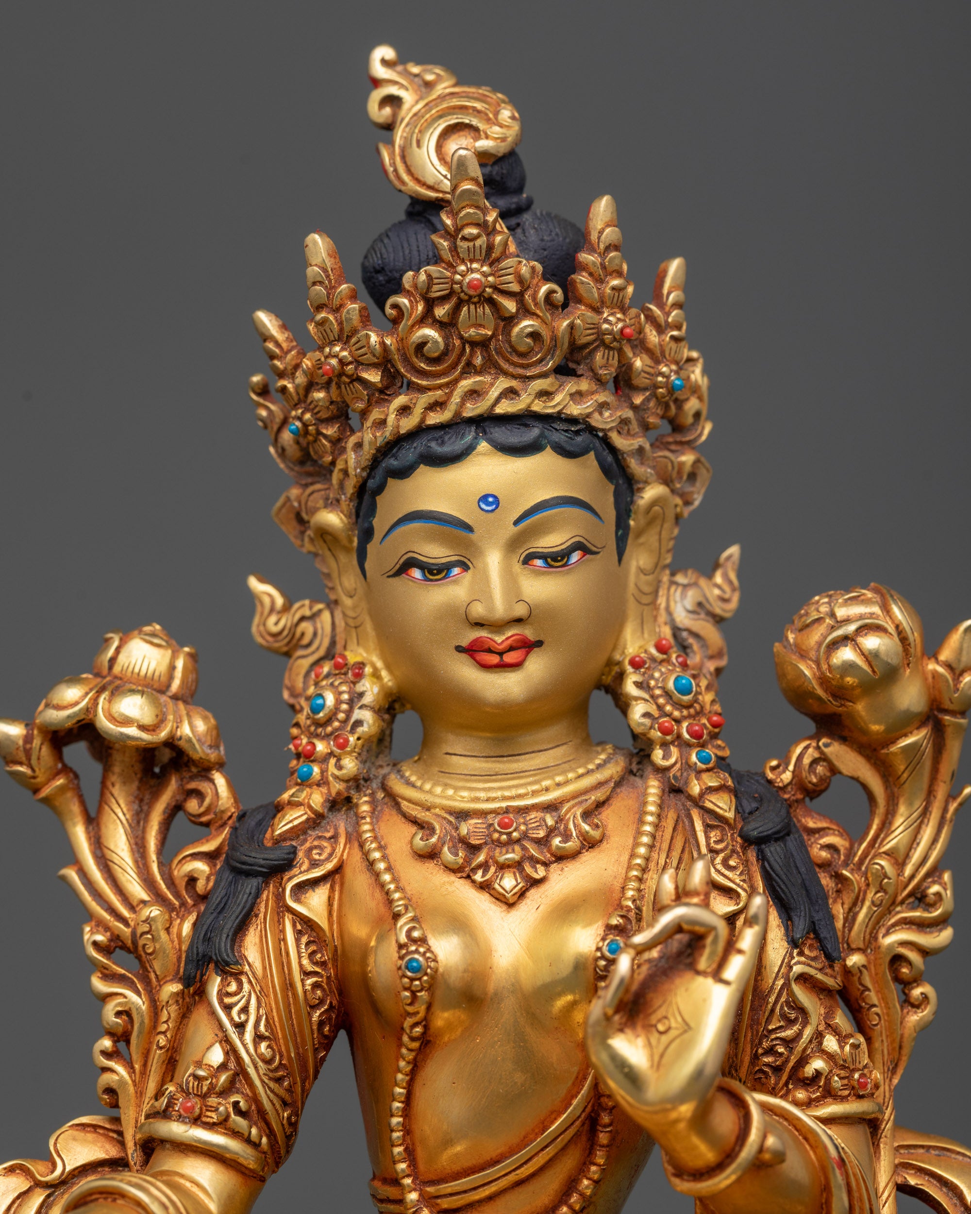 Green Tara Statue