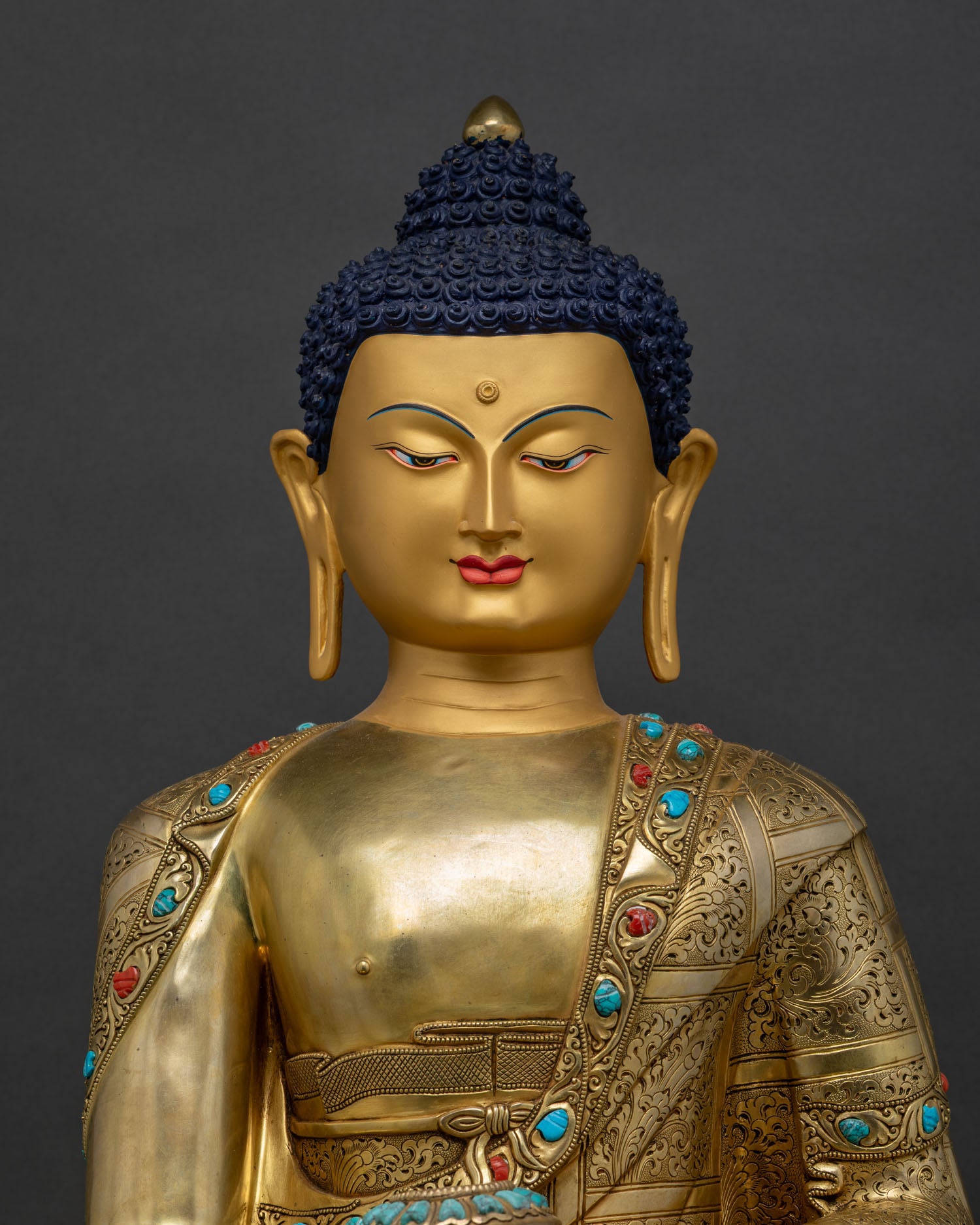 Extra Large Shakyamuni Buddha Statue - Rare Historical Buddha Figurine