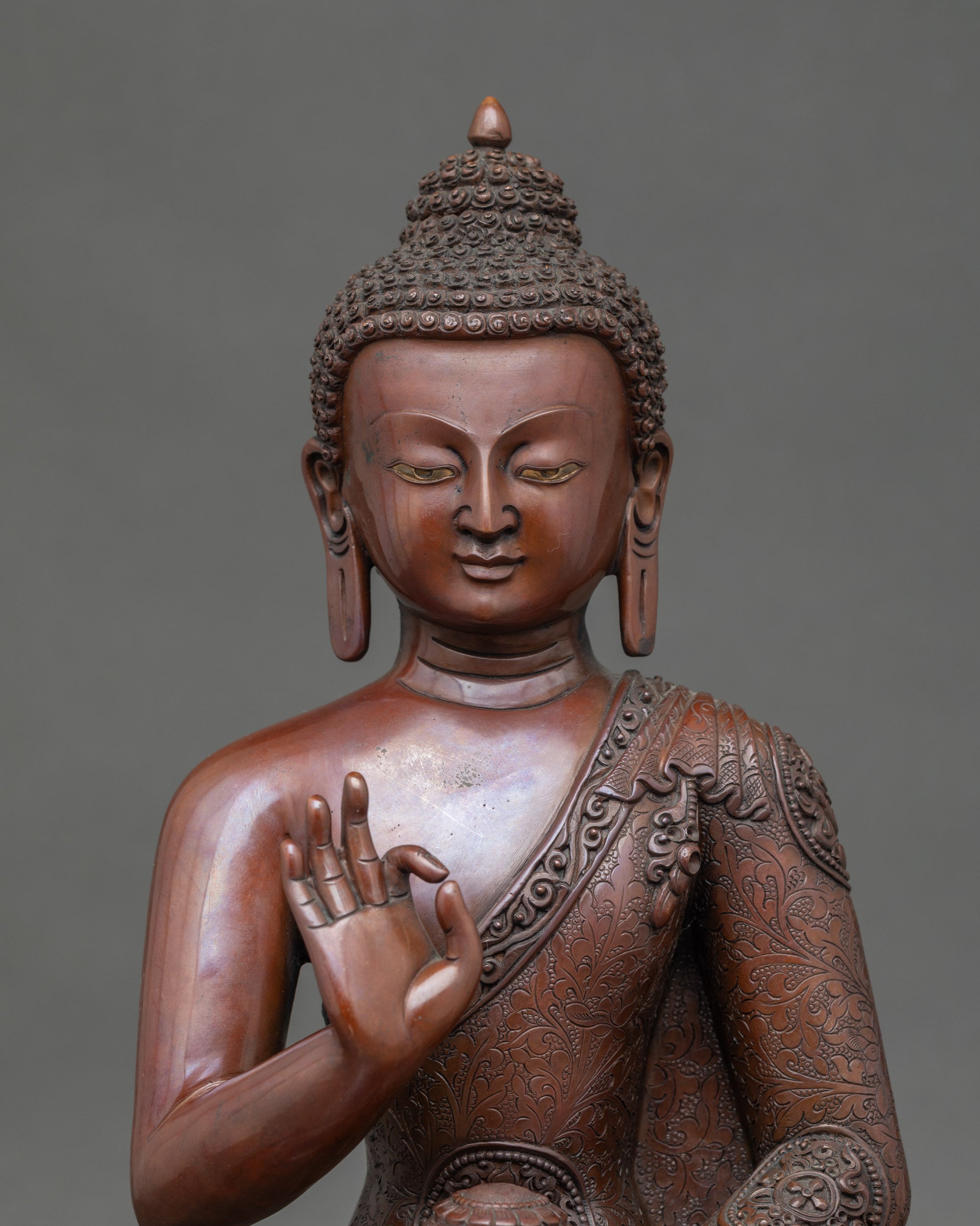 Five Dhyani Buddha Statue Set for Meditation and Spiritual Practice