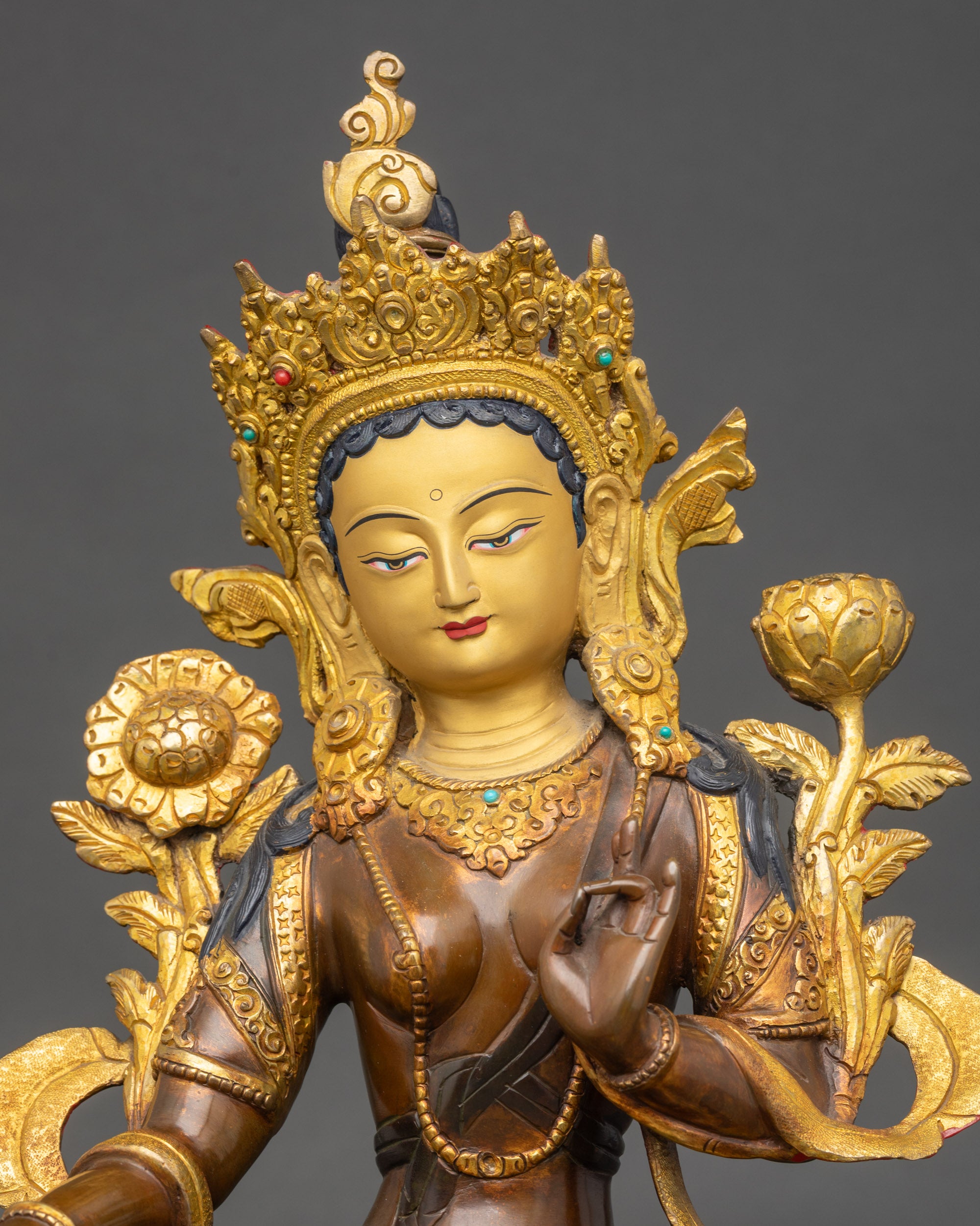 Green Tara Statue