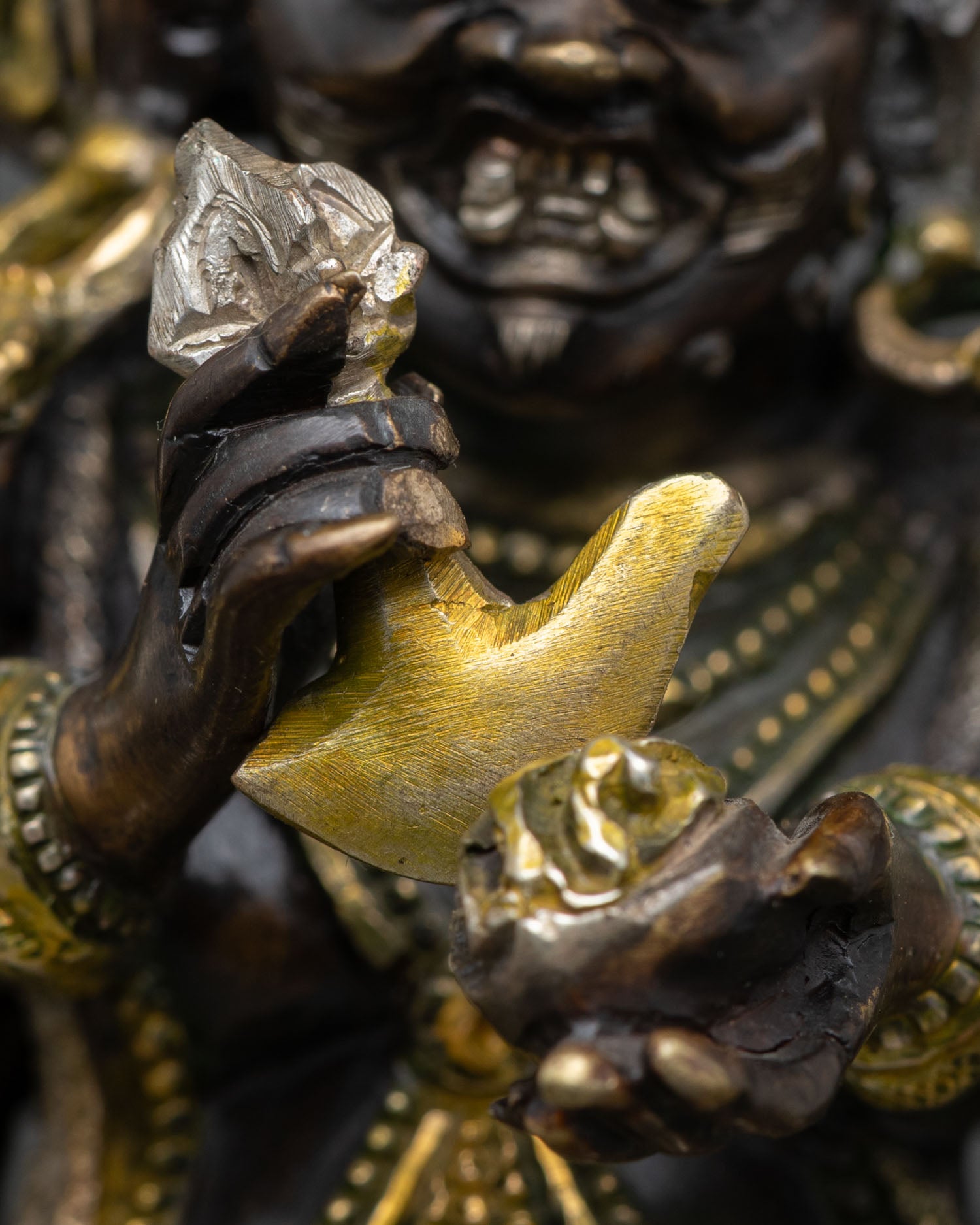 Six Arm Mahakala Statue