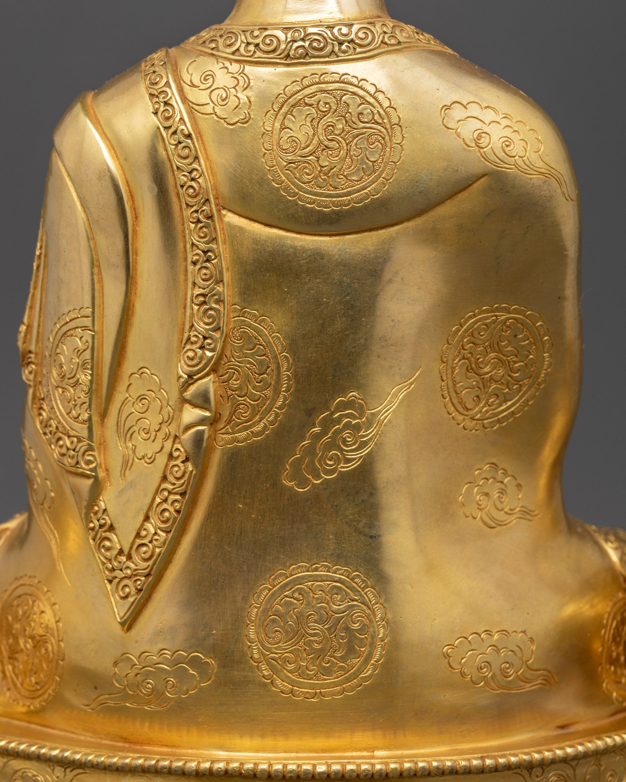 Devotional Lama Atisa Statue | Enlightened Buddhist Teacher Sculpture