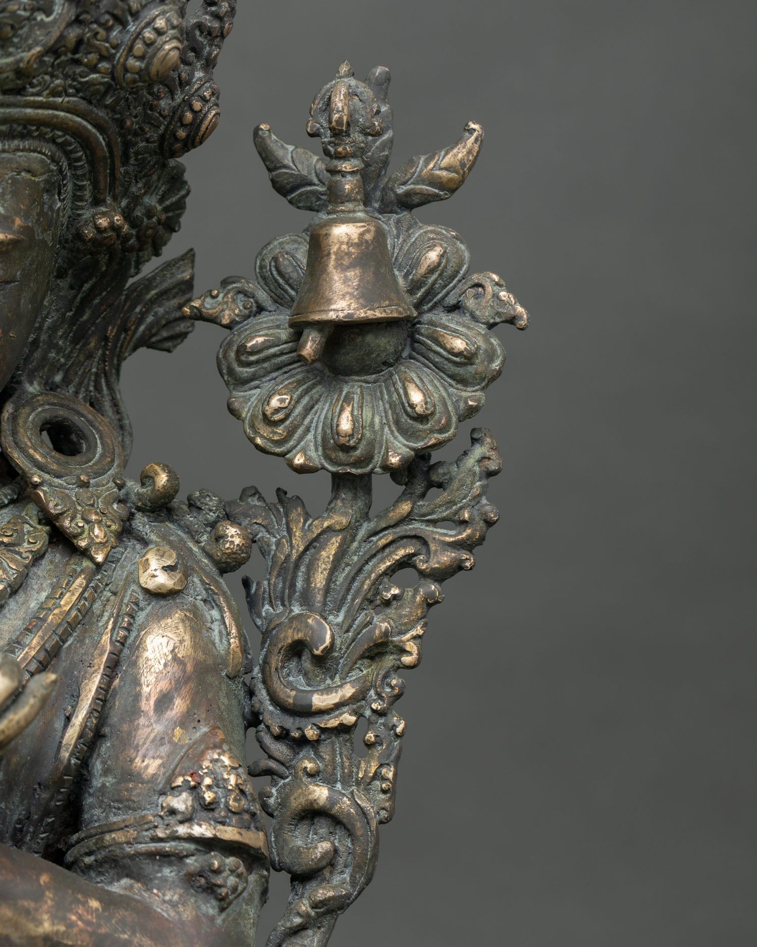 Antique Finished Vajradhara Statue | Handmade Bronze Sculpture