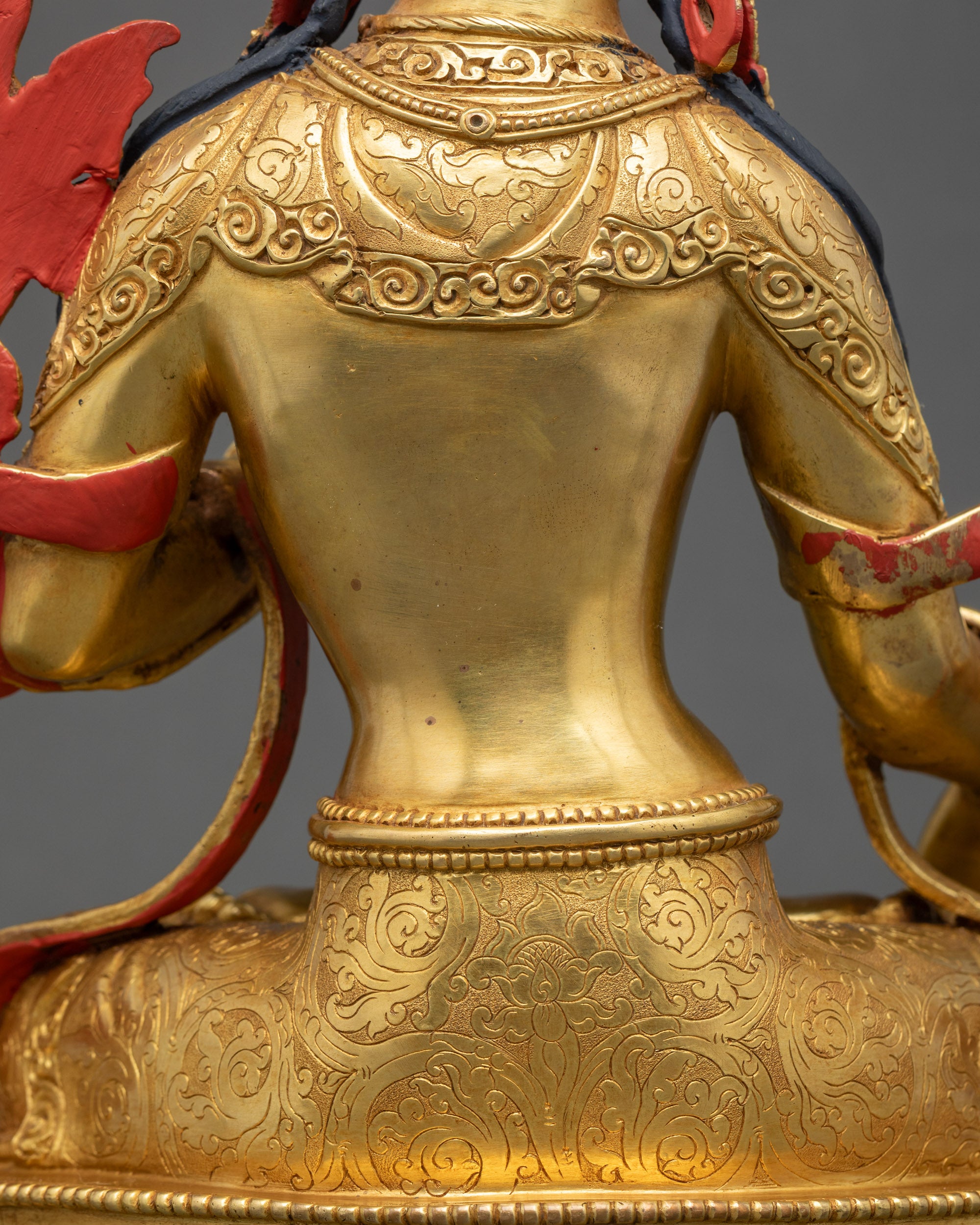 White Tara Statue from Nepal | Traditional Tibetan Buddhist Artwork