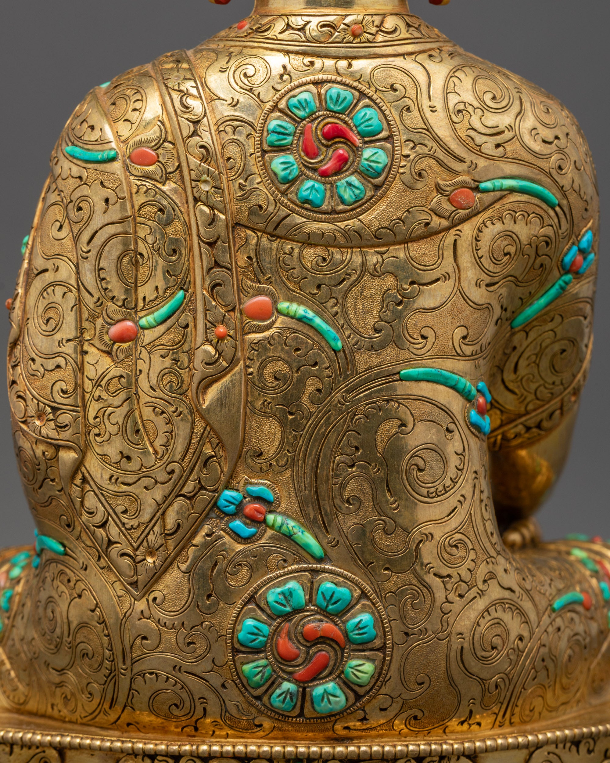 Tibetan Serene Shakyamuni Buddha Statue | Room and Altar Decor Idol