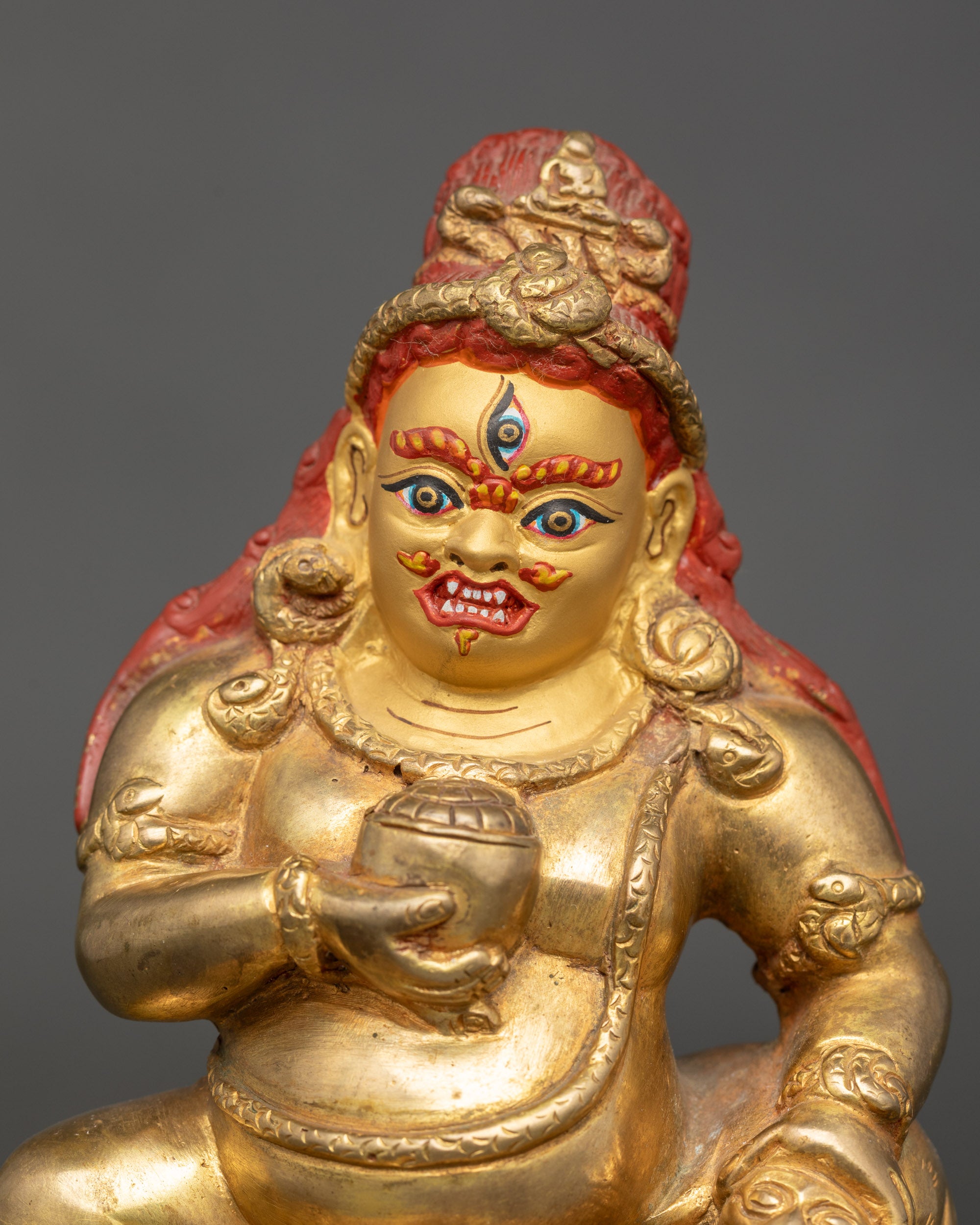 Black Dzambhala Statue