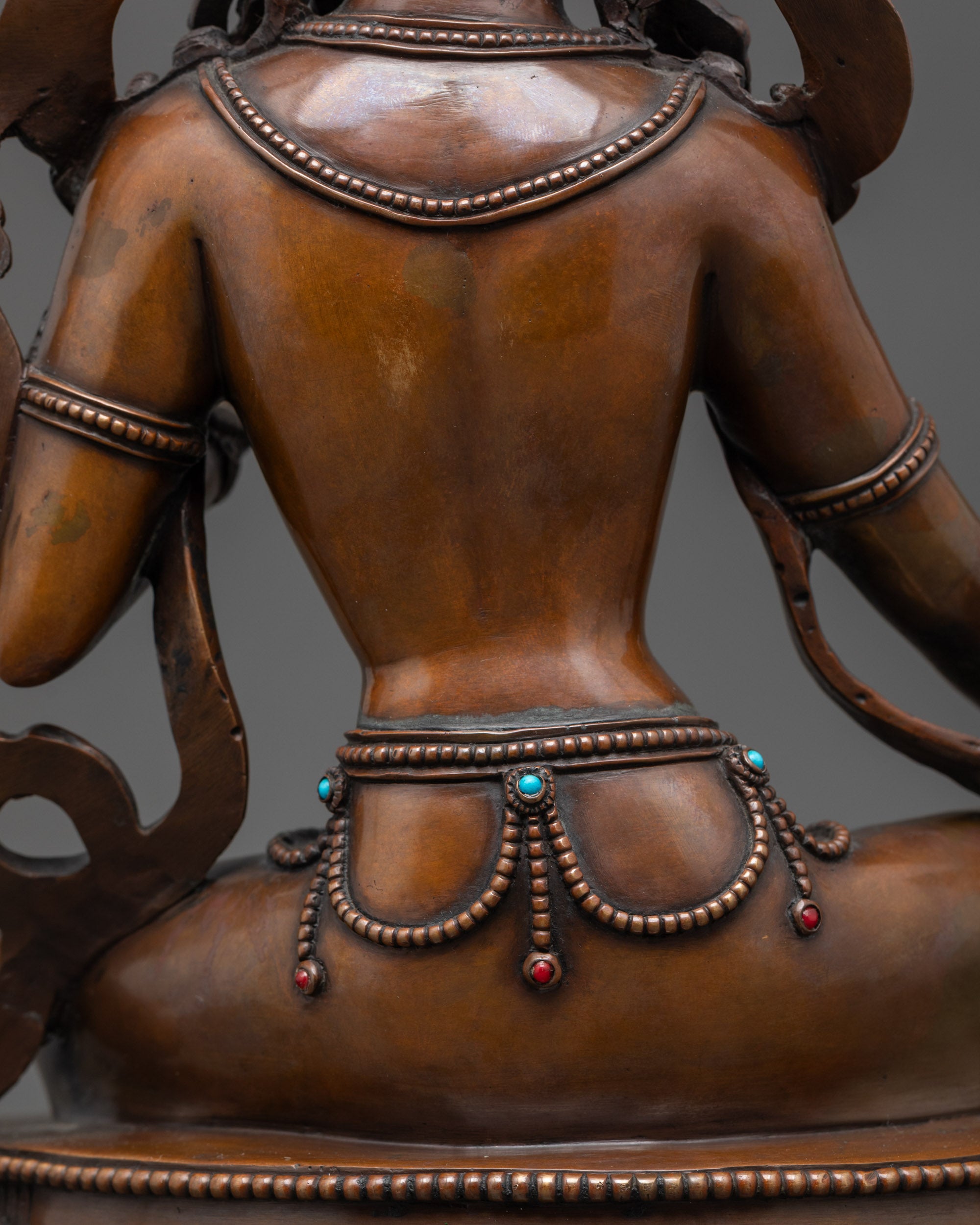 Oxidized Goddess Red Tara Statue | Magnetizing Manifestation of Tara