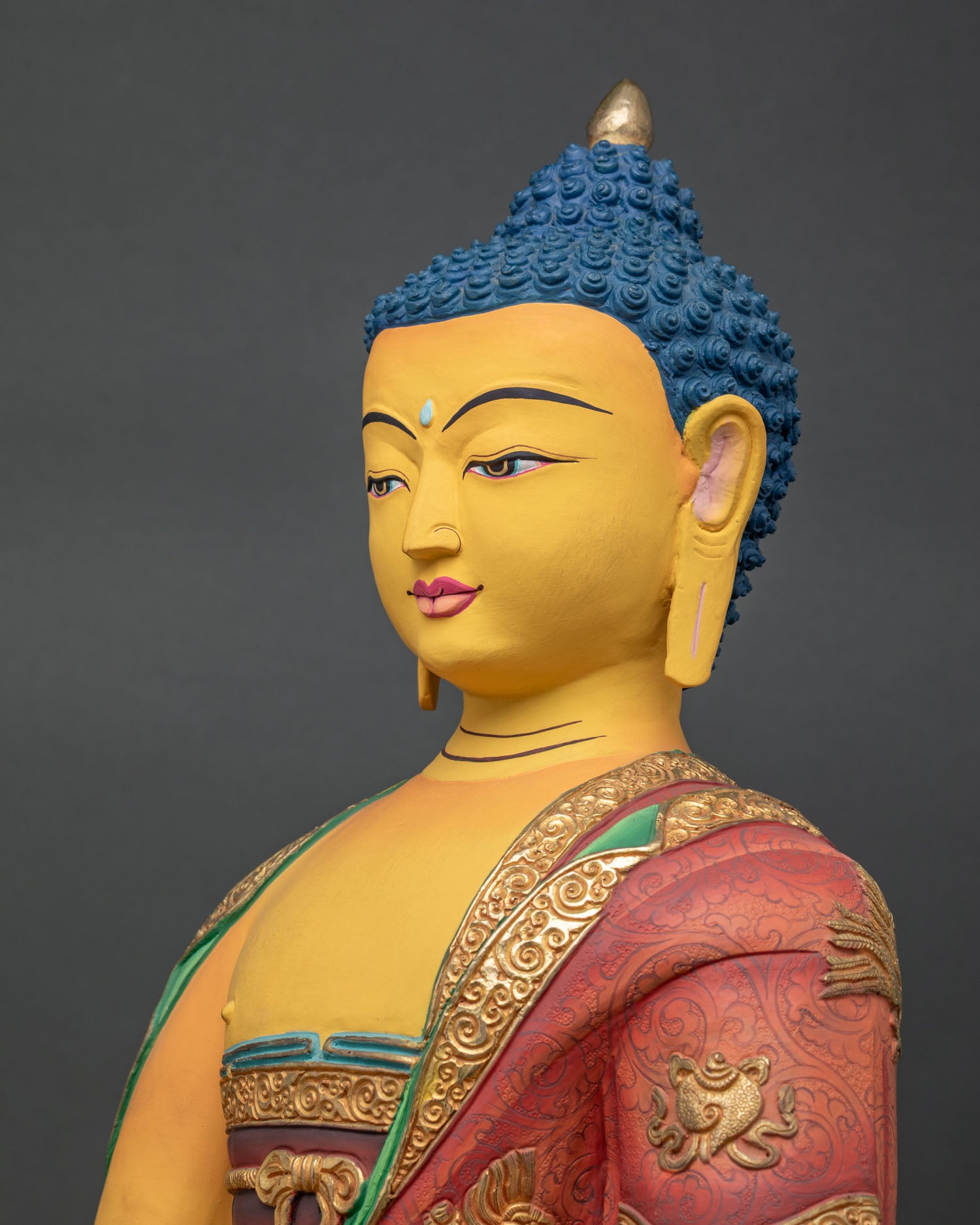 Tibetan Shakyamuni Buddha Statue | Meditating Buddha Sculpture