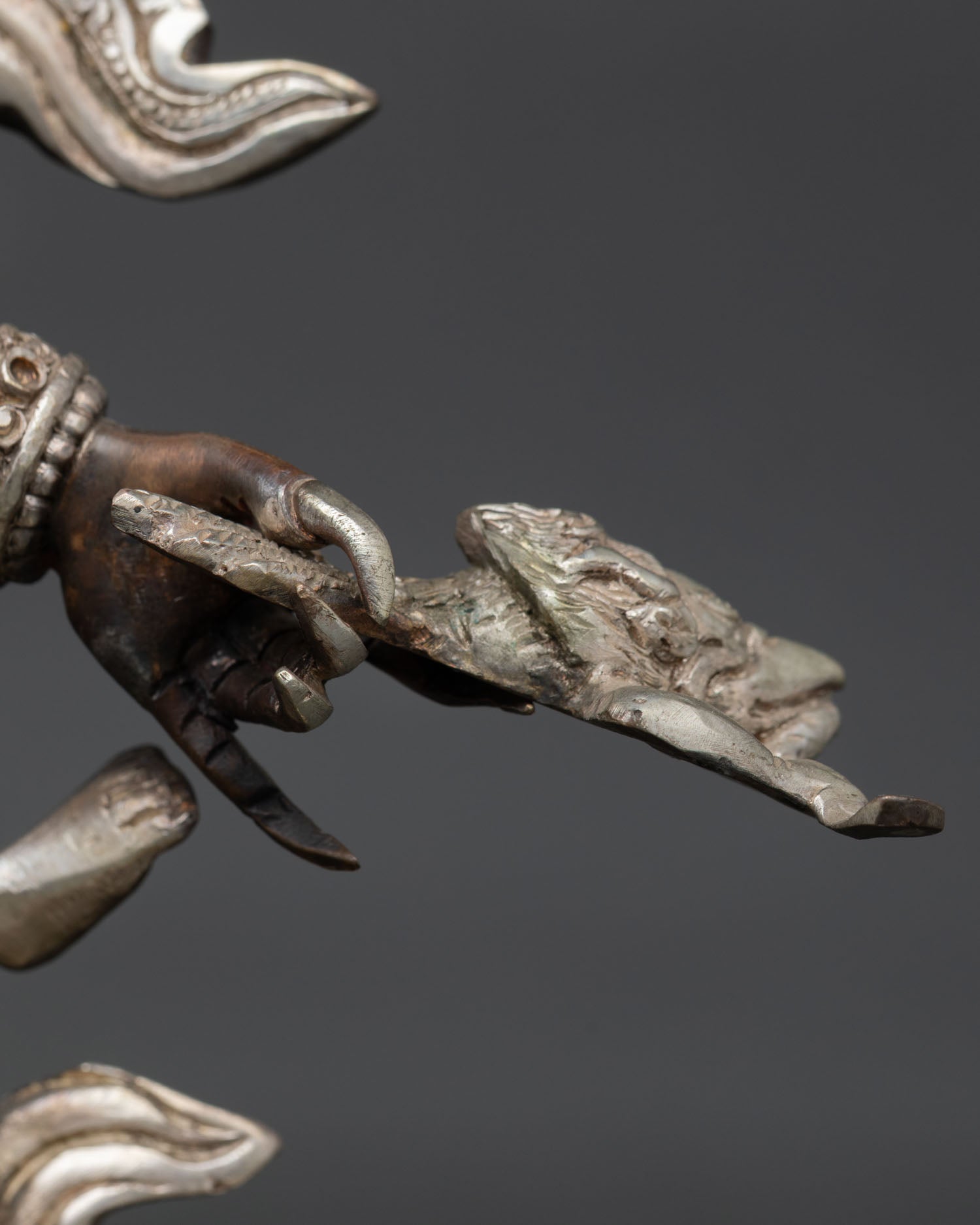 Handmade Trakpo Sumtril Statue | Tibetan Spiritual Artwork