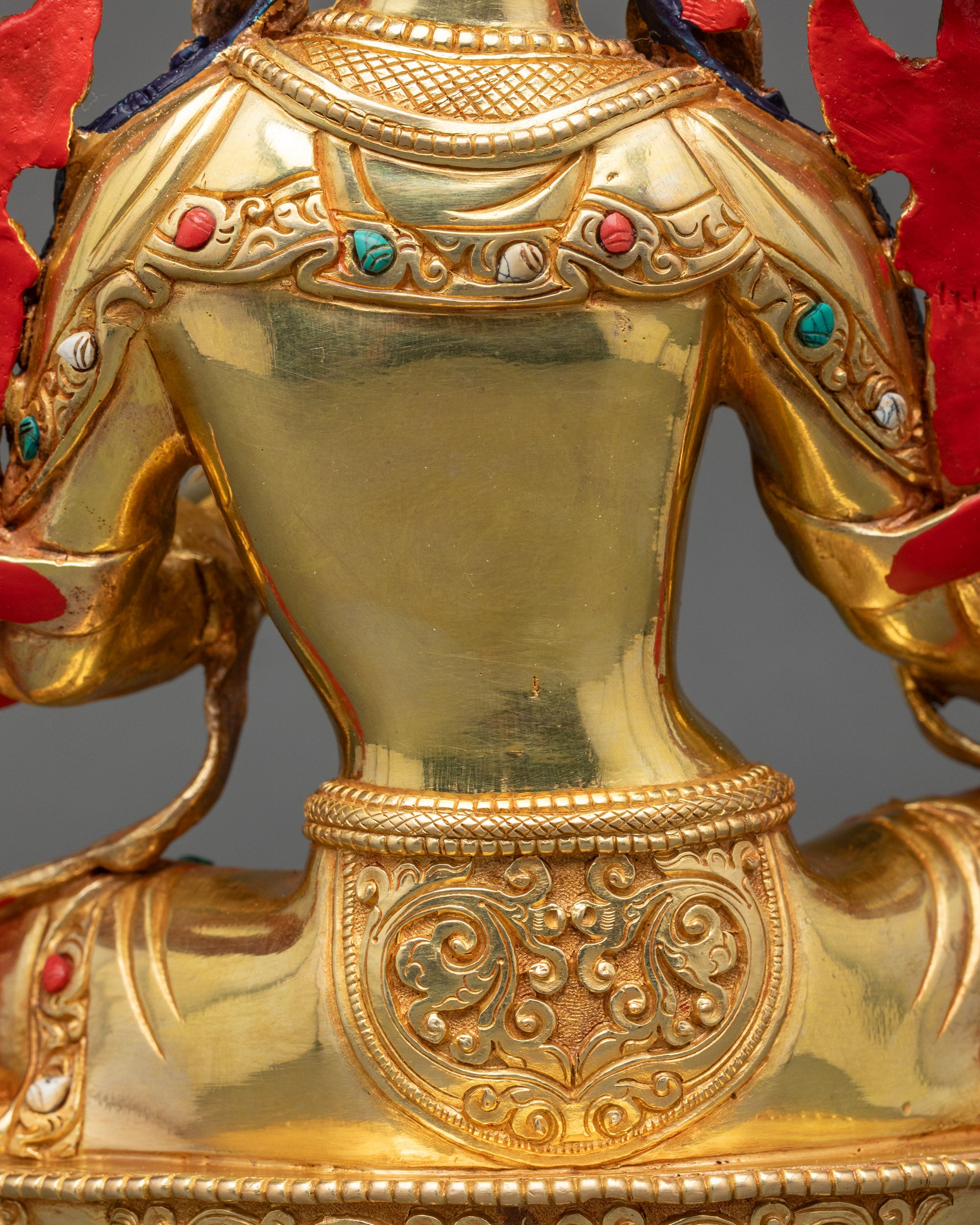 Goddess Green Tara Statue | Traditional Nepali Craftsmanship