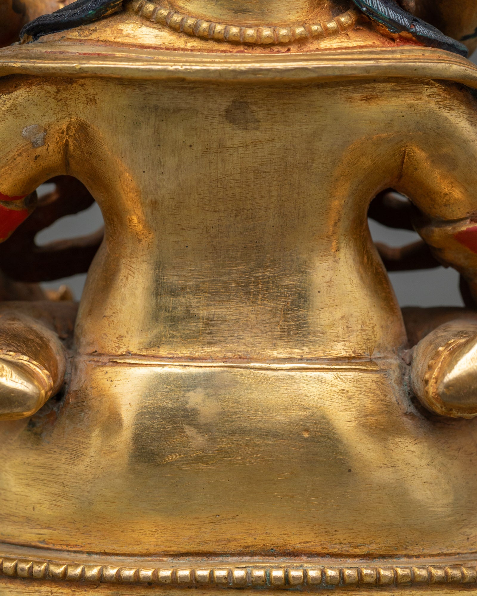 Dzambhala with Consort Statue | Buddhist Wealth Deity