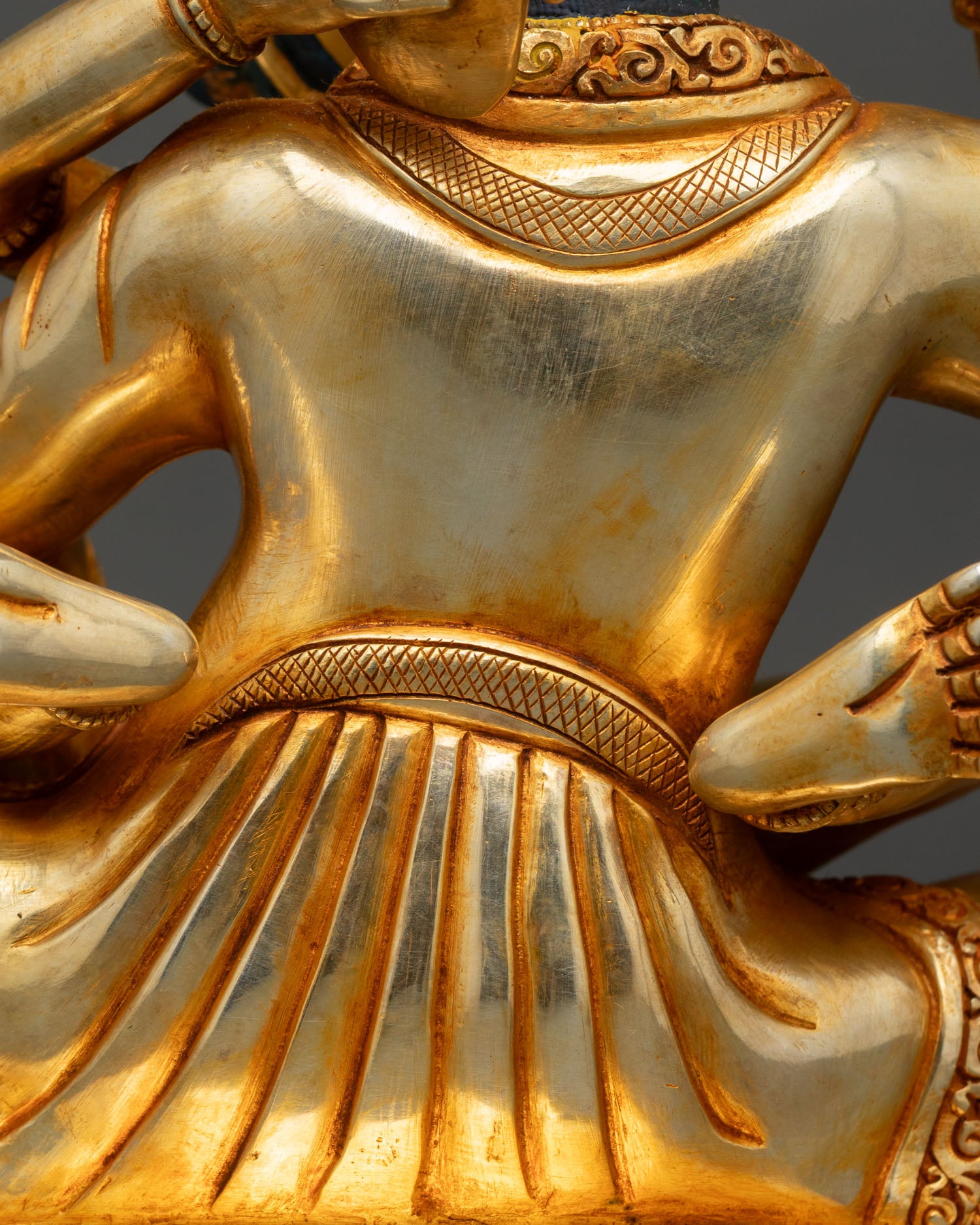 Guru Rinpoche Yab-Yum Statue | Handmade Altar Figurine
