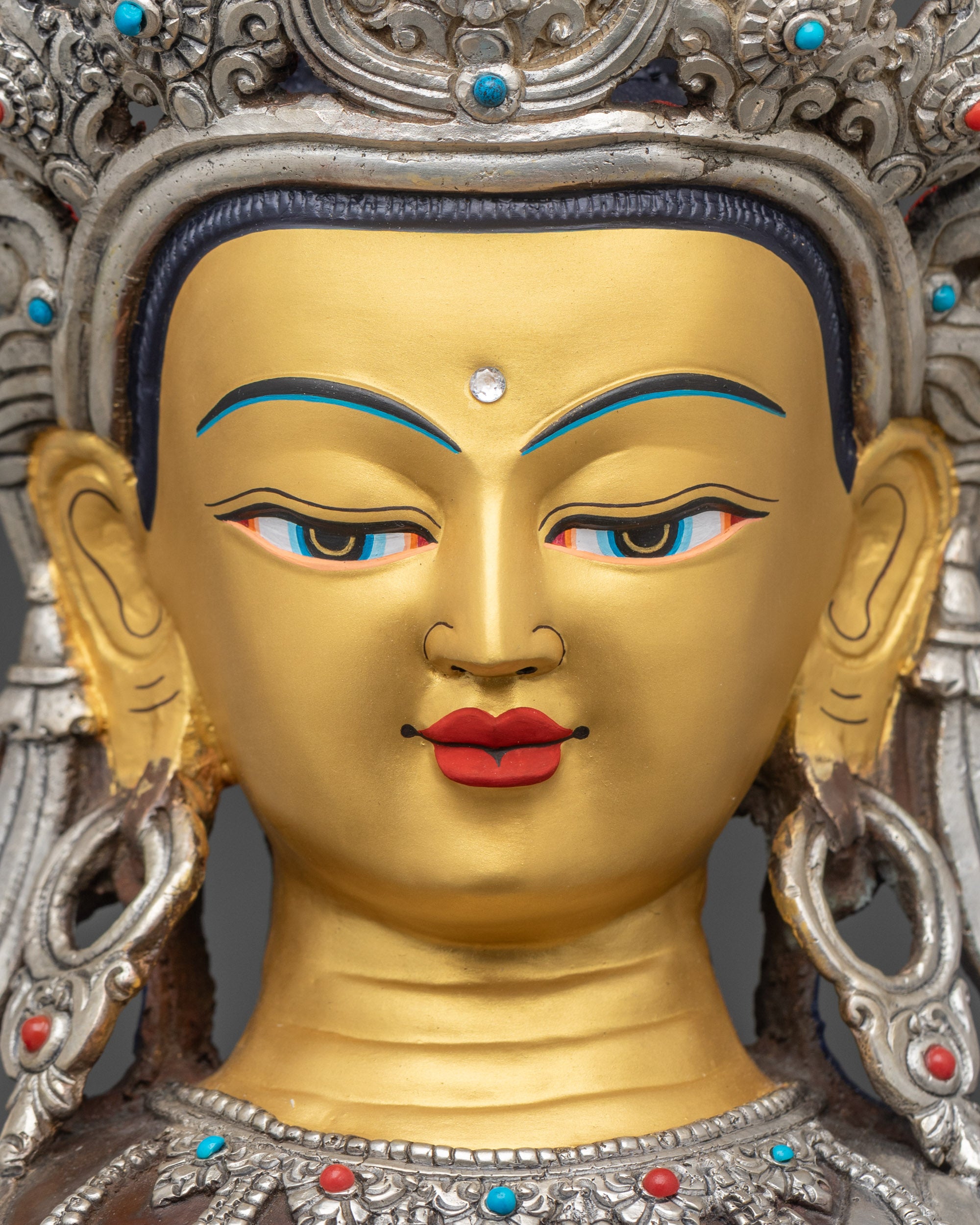Handmade Maitreya Buddha Statue from Nepal | Future Buddha Art