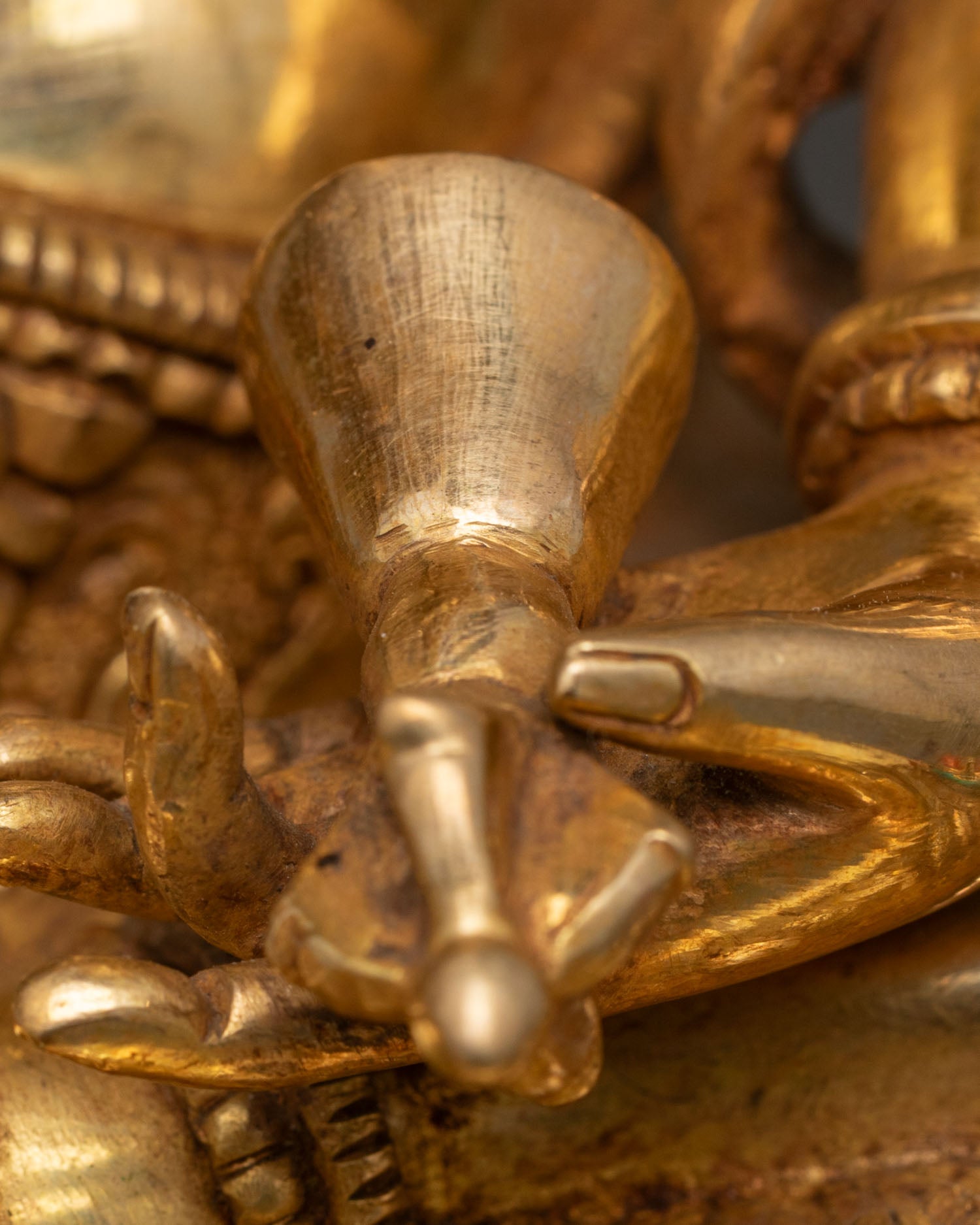 Vajrasattva Statue – Traditional Nepalese Spiritual Decor
