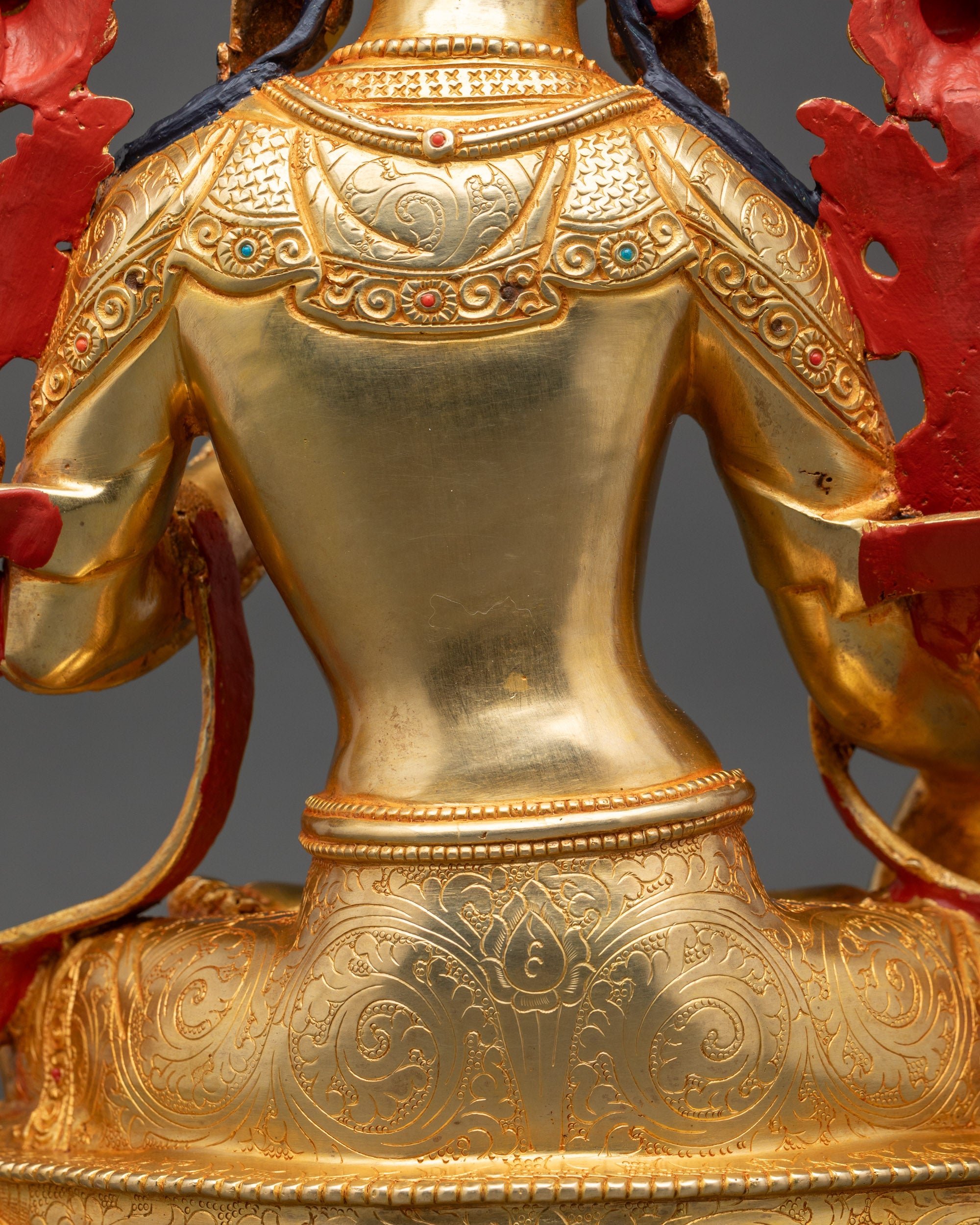 Elegant White Tara Statue - The Goddess of Enlightenment Activity