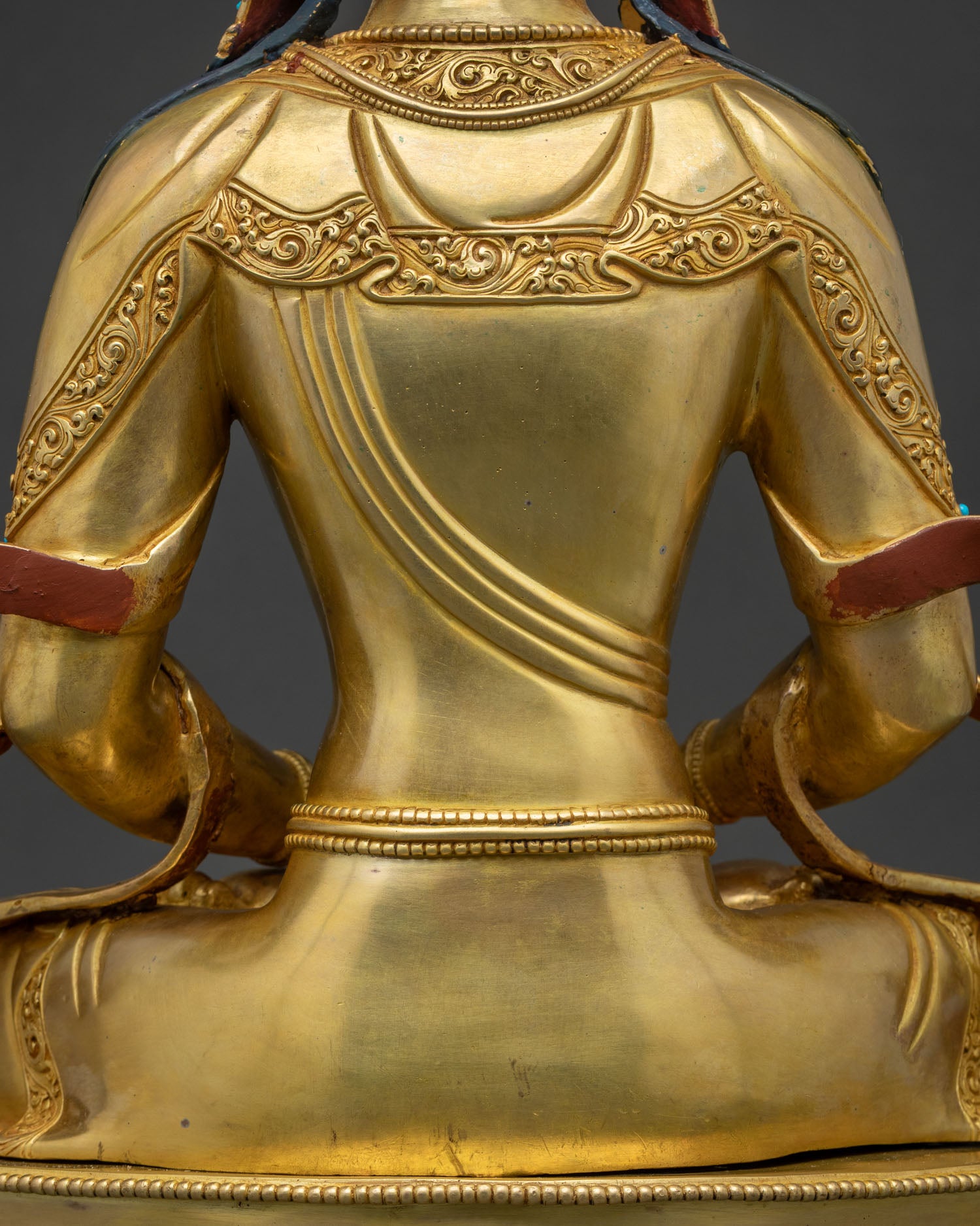 Amitayus Buddha Statue | Vajrayana Buddhist Art from Nepal