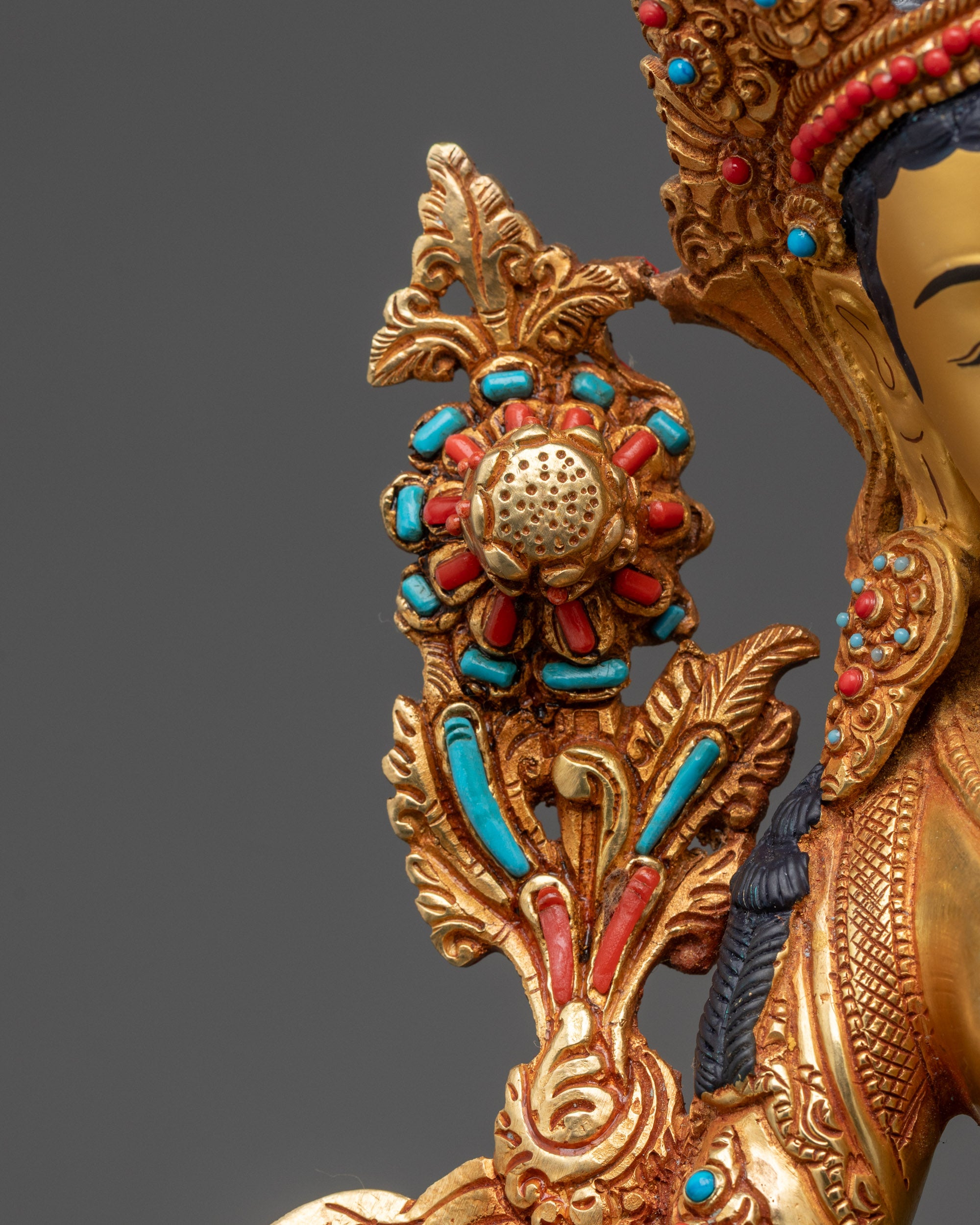 Jetsun Drolma Statue | Nepalese Hand-Carved Goddess of Protection