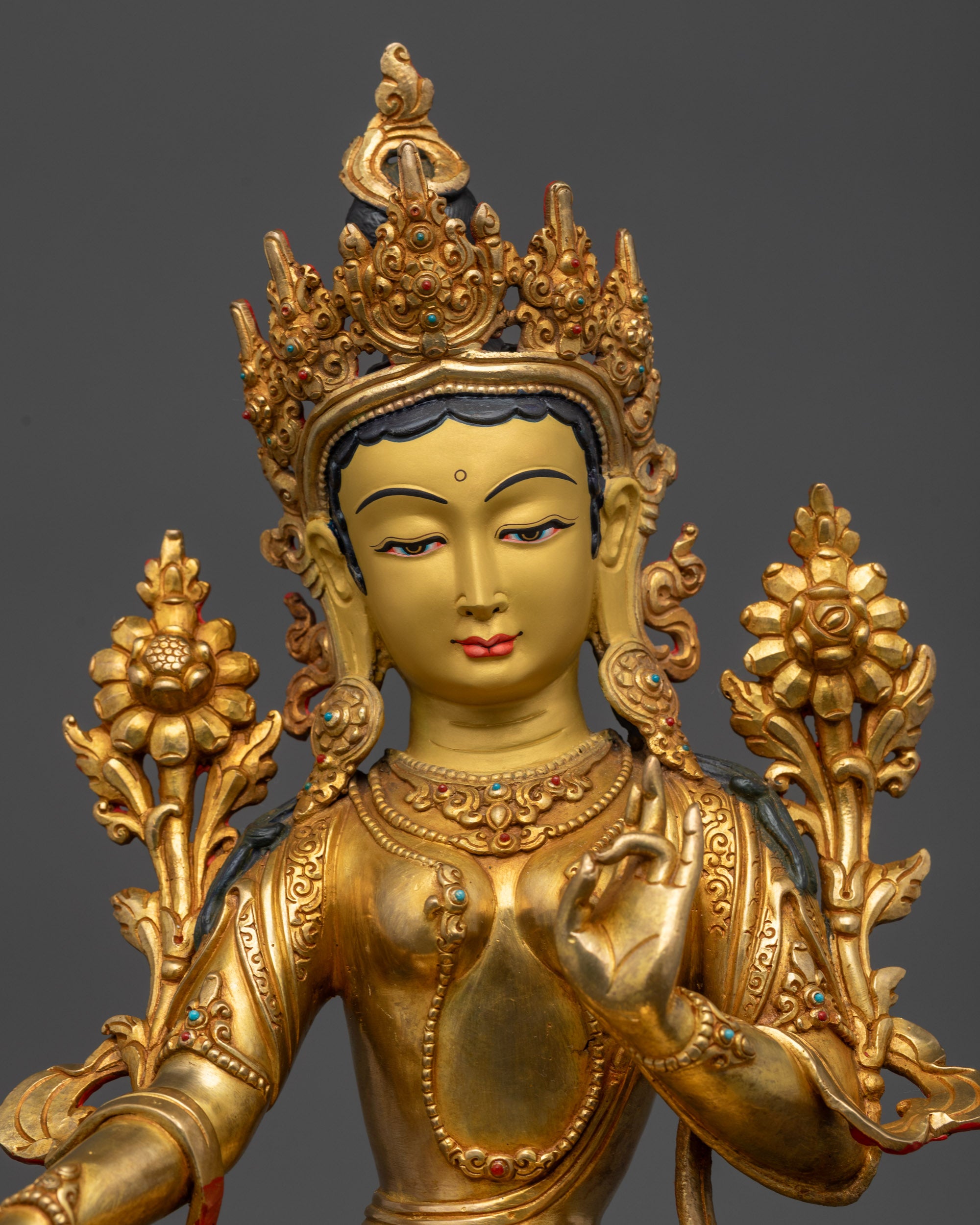 Green Tara Statue