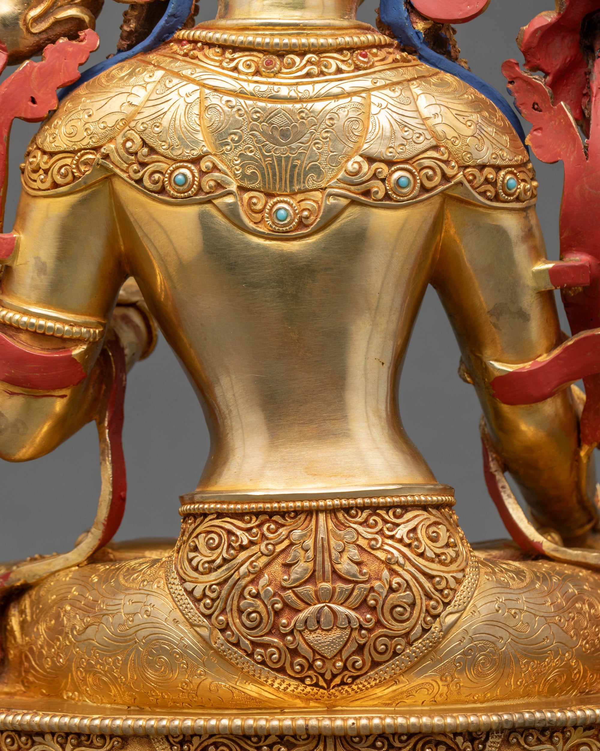 Spiritual White Tara Sculpture | Handcrafted Copper Figurine