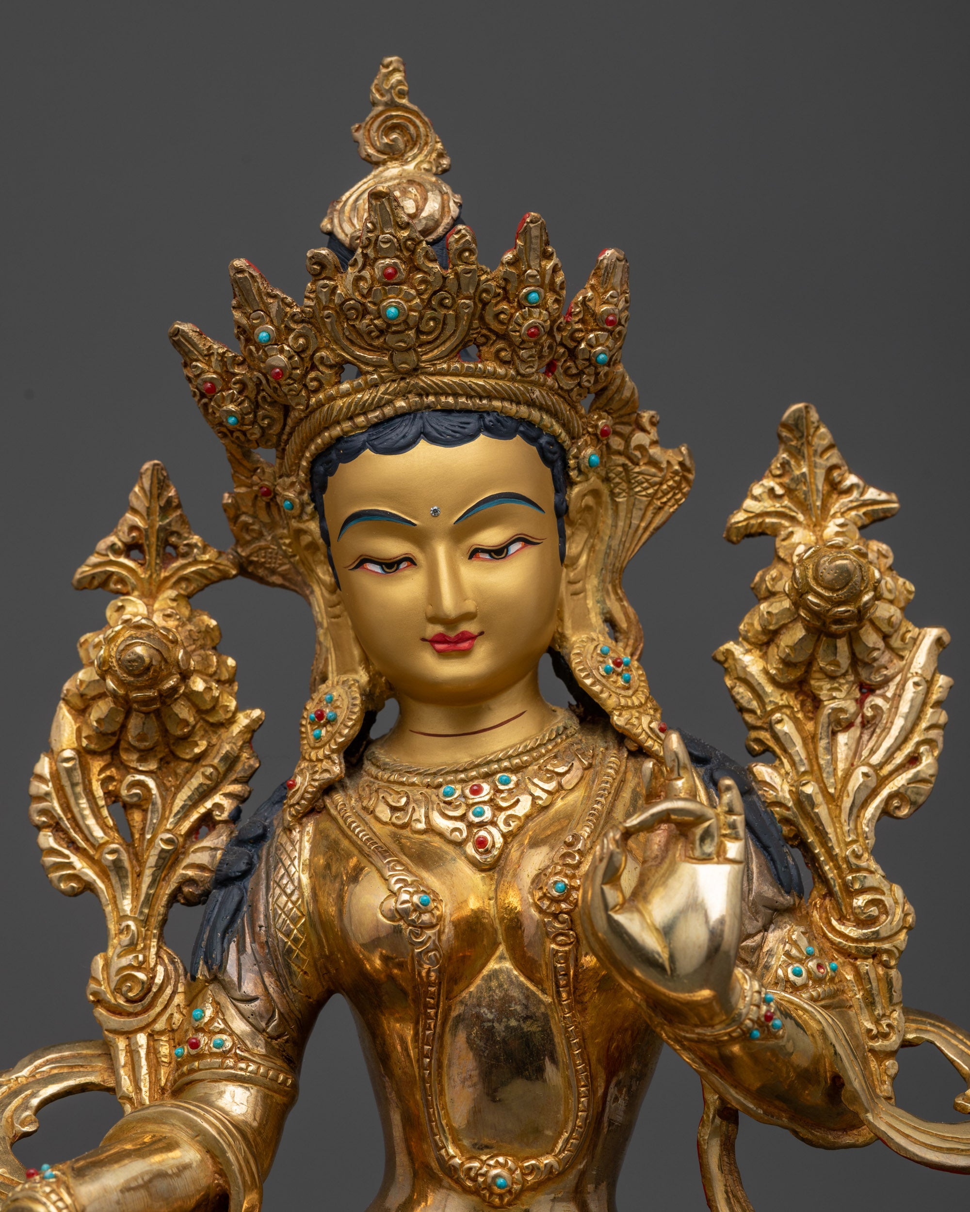 Green Tara Statue