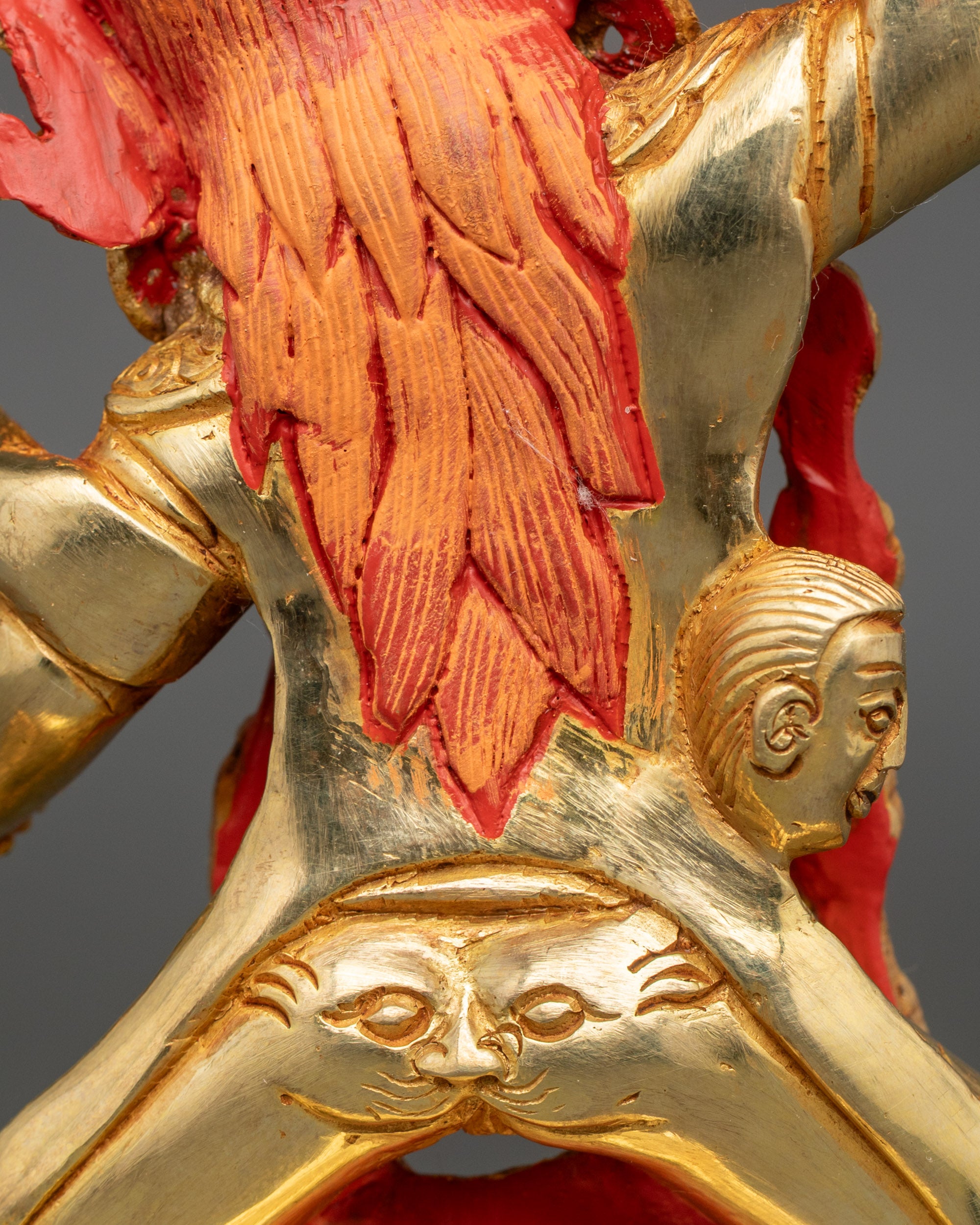 Buddhist Ekajati Goddess Sculpture – Handmade Himalayan Sacred Art