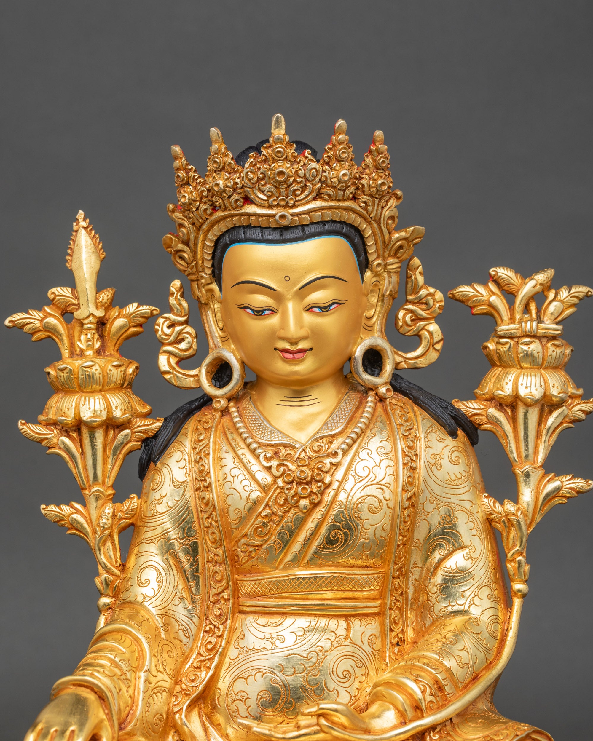 Guru Rinpoche Set Statue for Spiritual Clarity and Protection