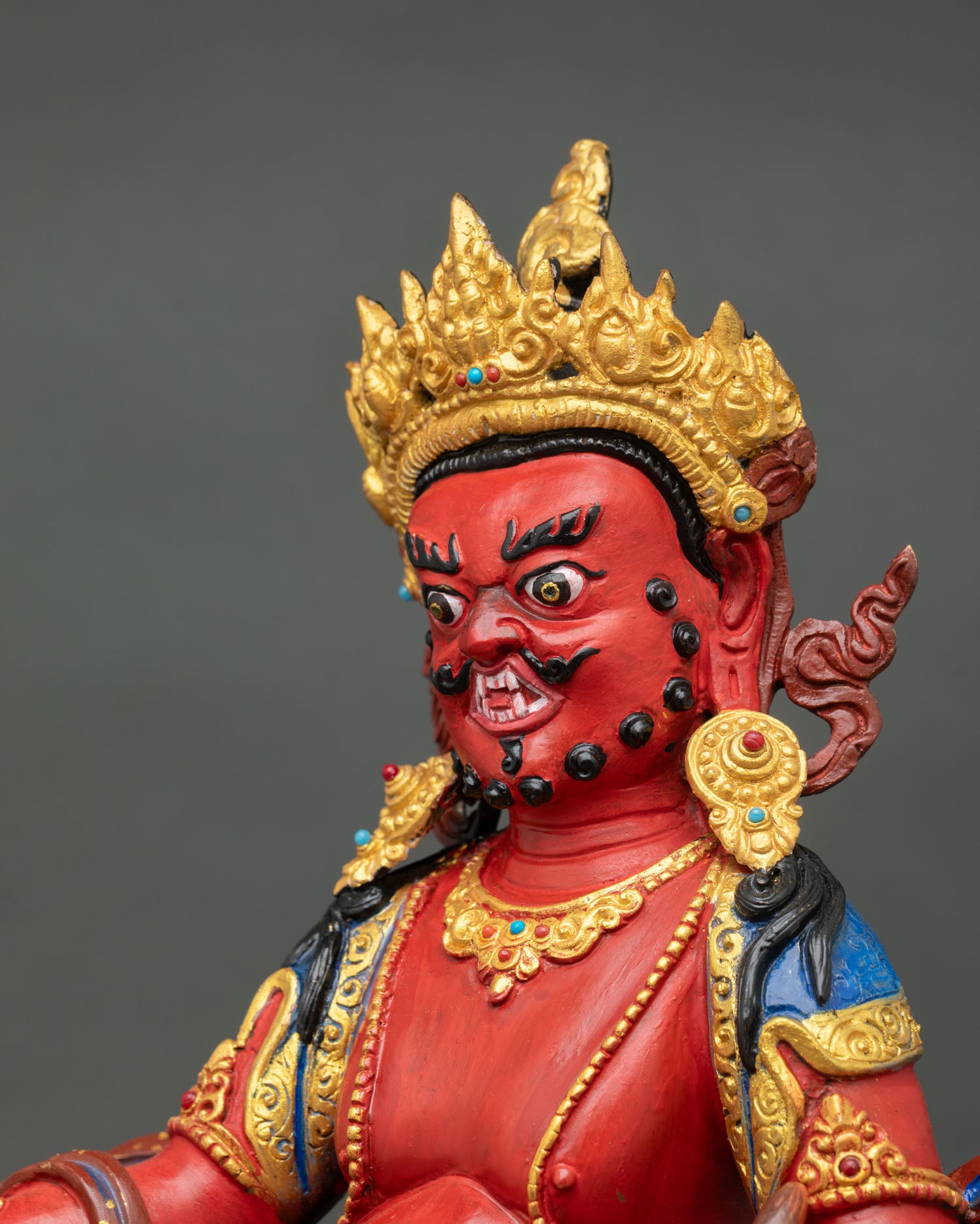 Handcrafted Dzambhala Statue – Buddhist God of Wealth